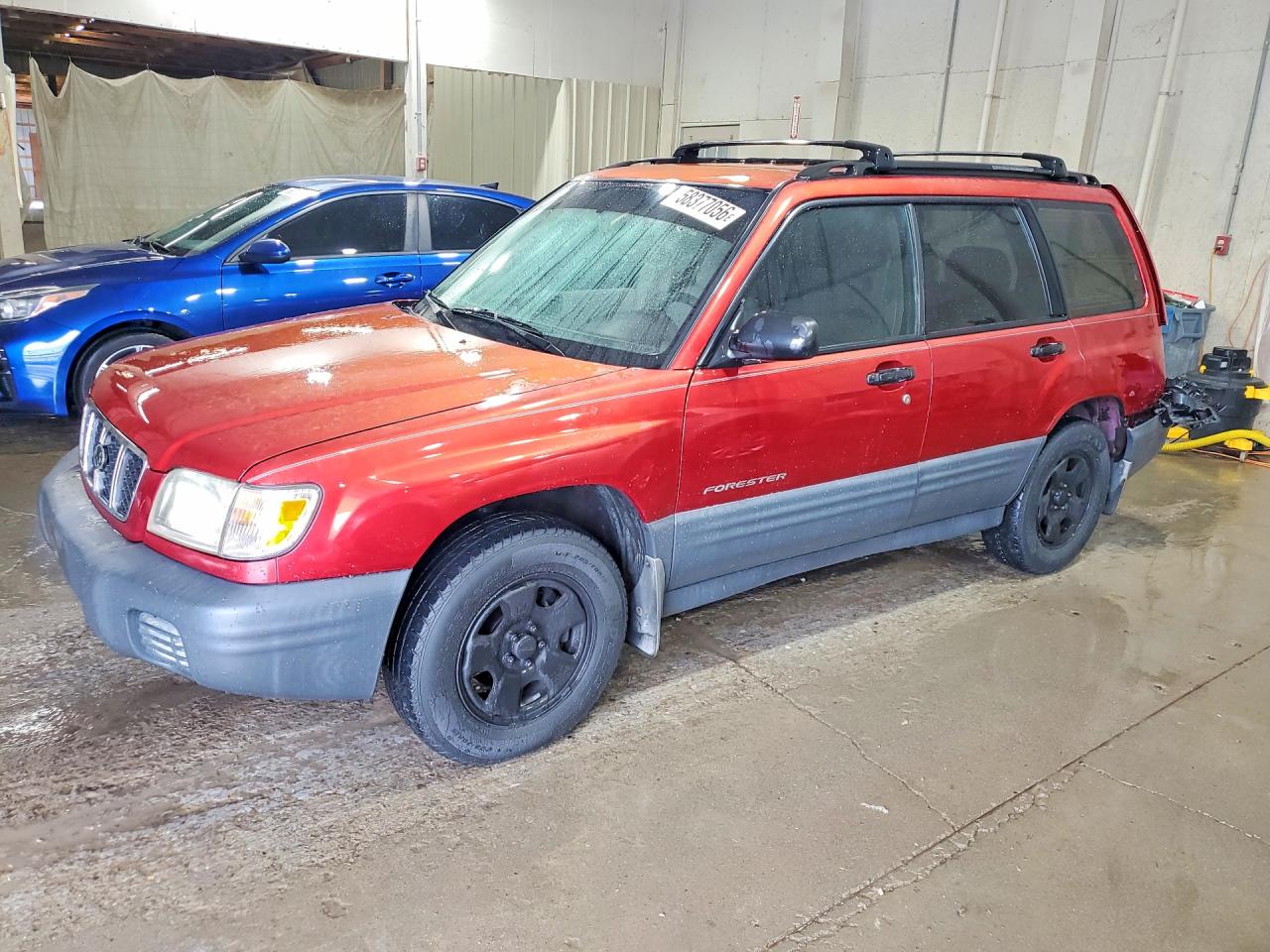 2002 Subaru Forester L Orange vin: JF1SF63592G754371