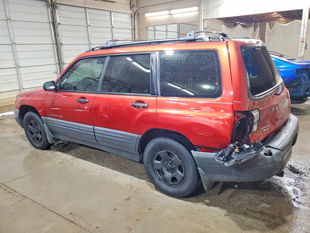 2002 Subaru Forester L Orange vin: JF1SF63592G754371