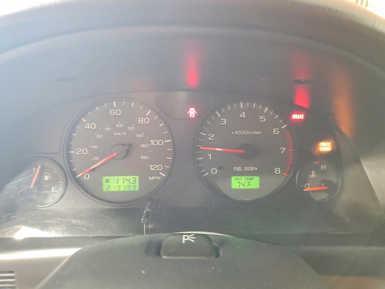 2002 Subaru Forester L Orange vin: JF1SF63592G754371