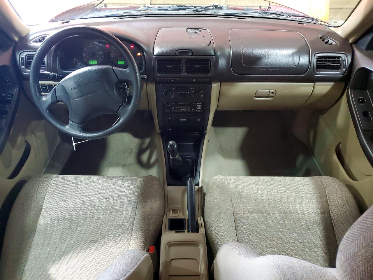 2002 Subaru Forester L Orange vin: JF1SF63592G754371