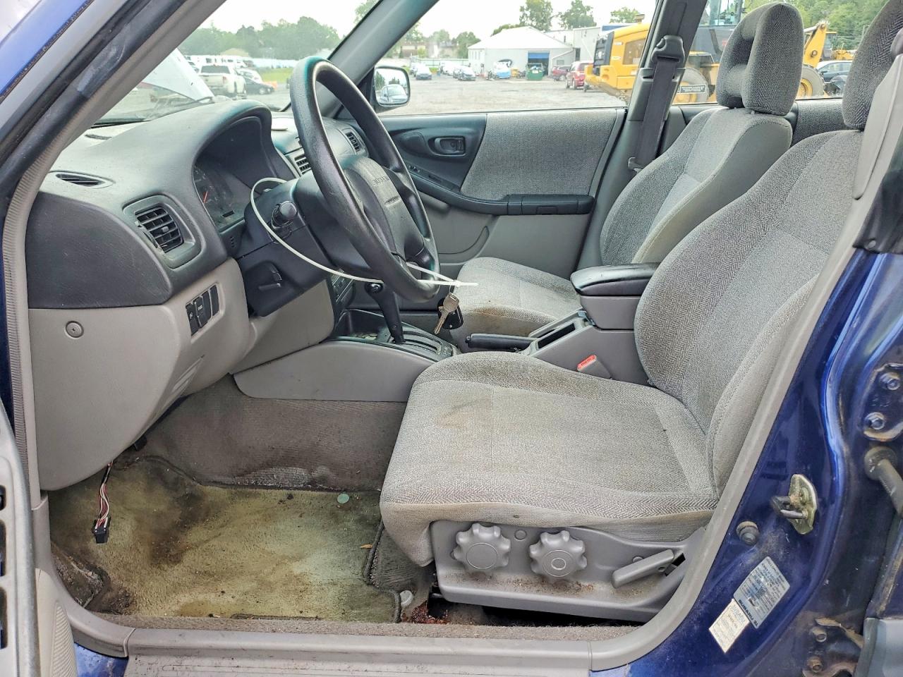 2002 Subaru Forester L Blue vin: JF1SF63592H743817
