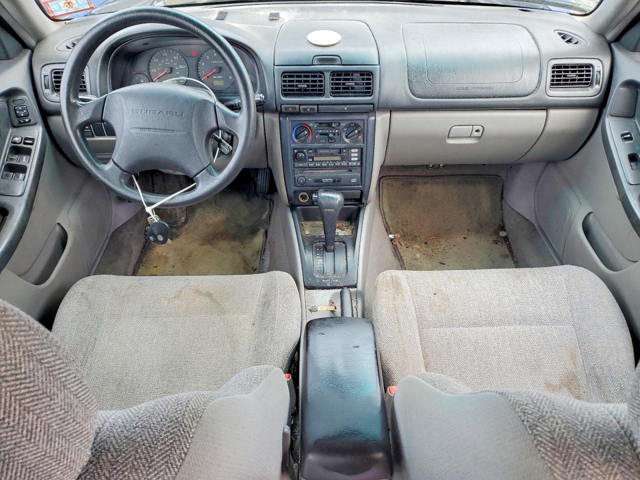 2002 Subaru Forester L Blue vin: JF1SF63592H743817