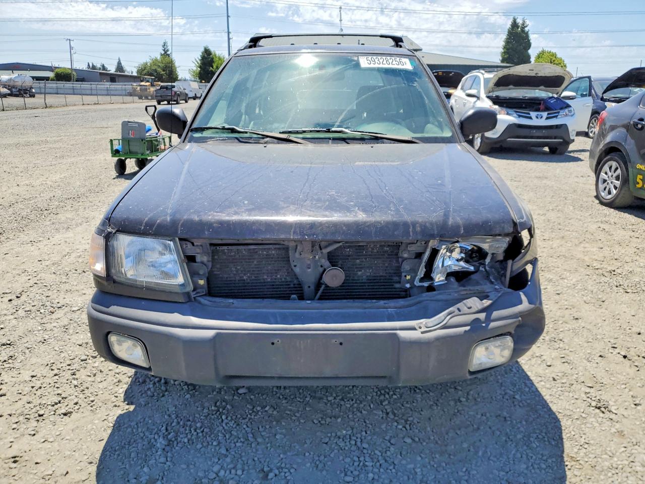 1998 Subaru Forester L Black vin: JF1SF6359WG781561
