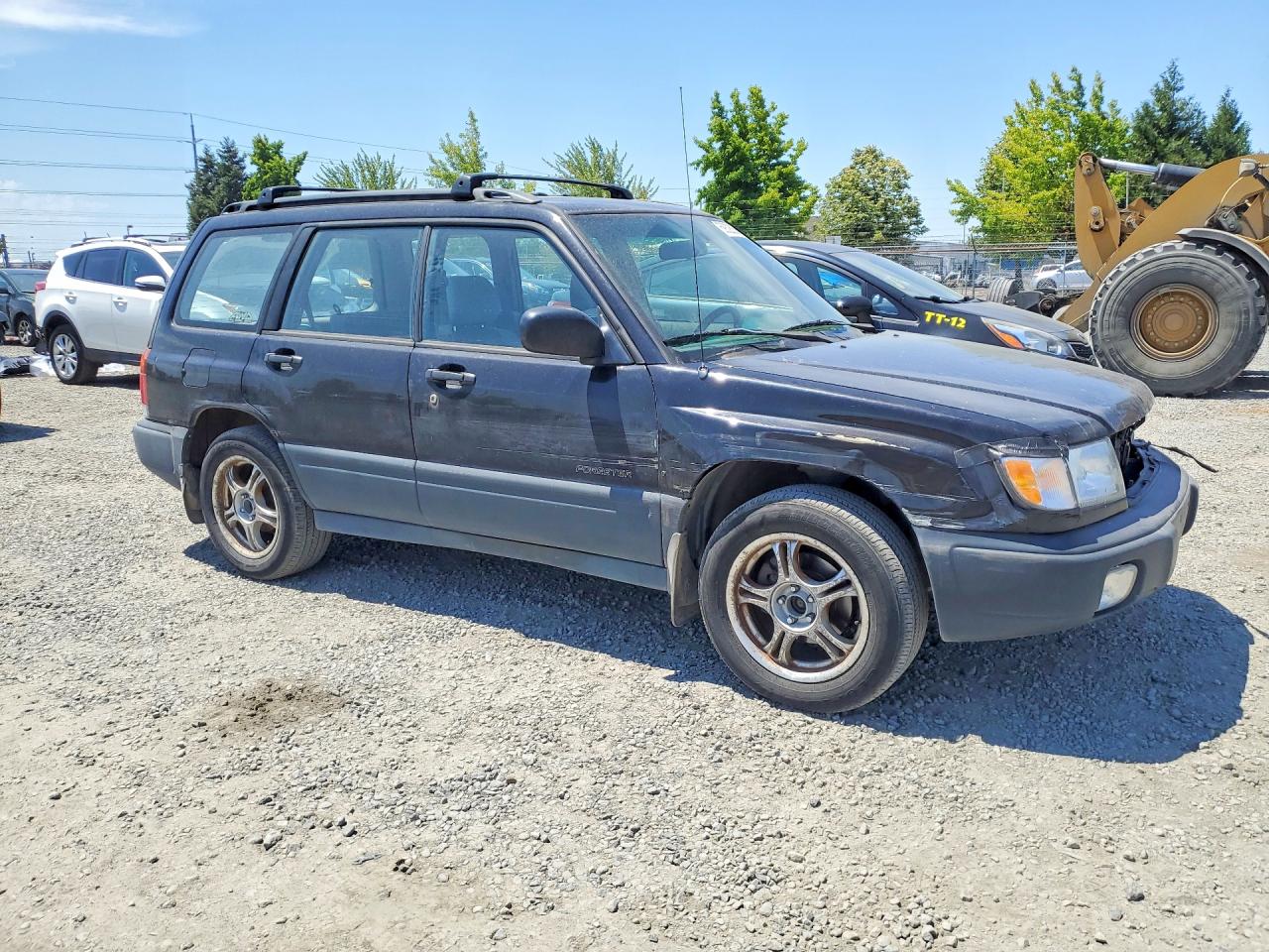 1998 Subaru Forester L Black vin: JF1SF6359WG781561