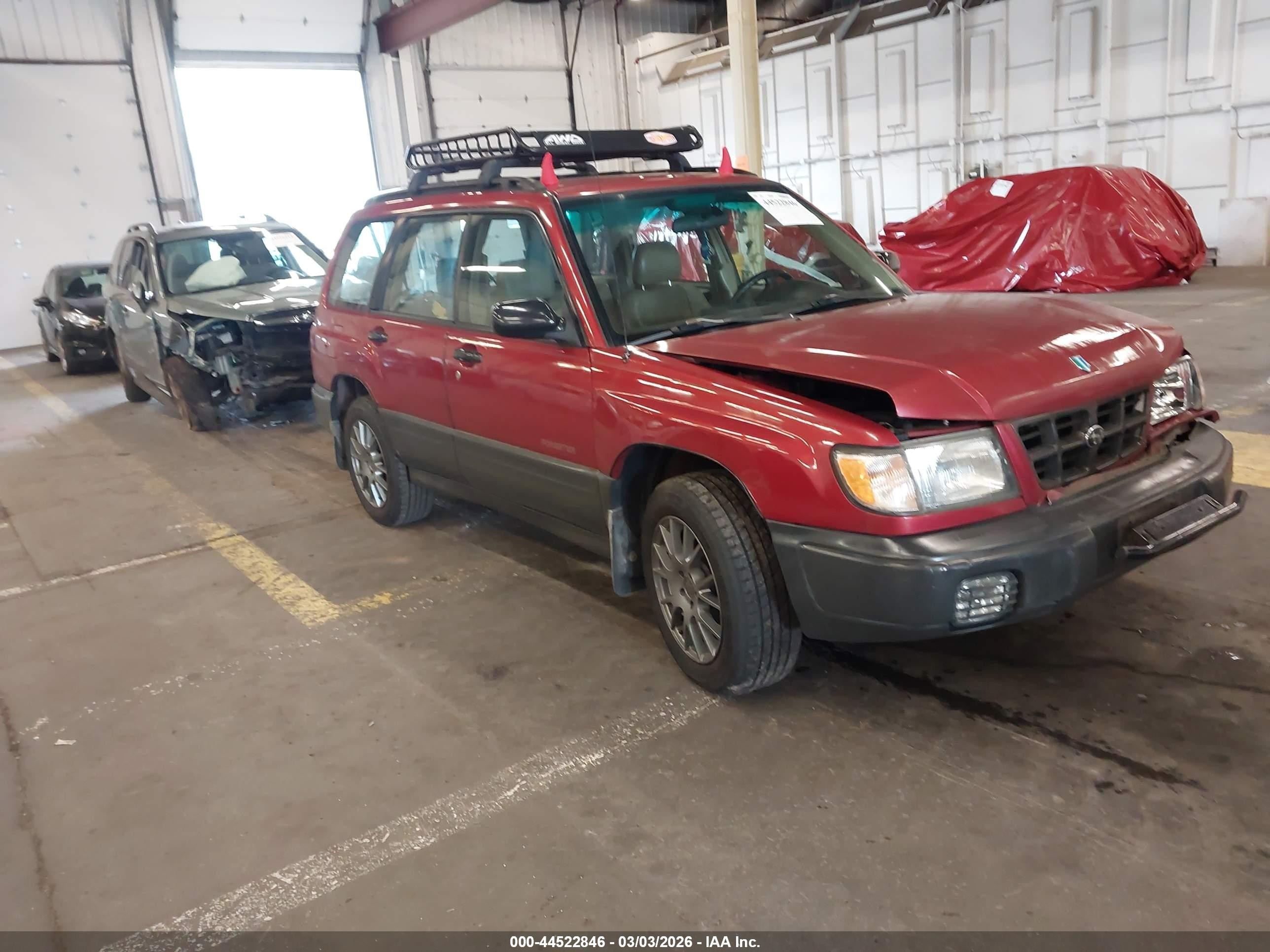 1999 Subaru Forester L Burgundy vin: JF1SF6359XH744585