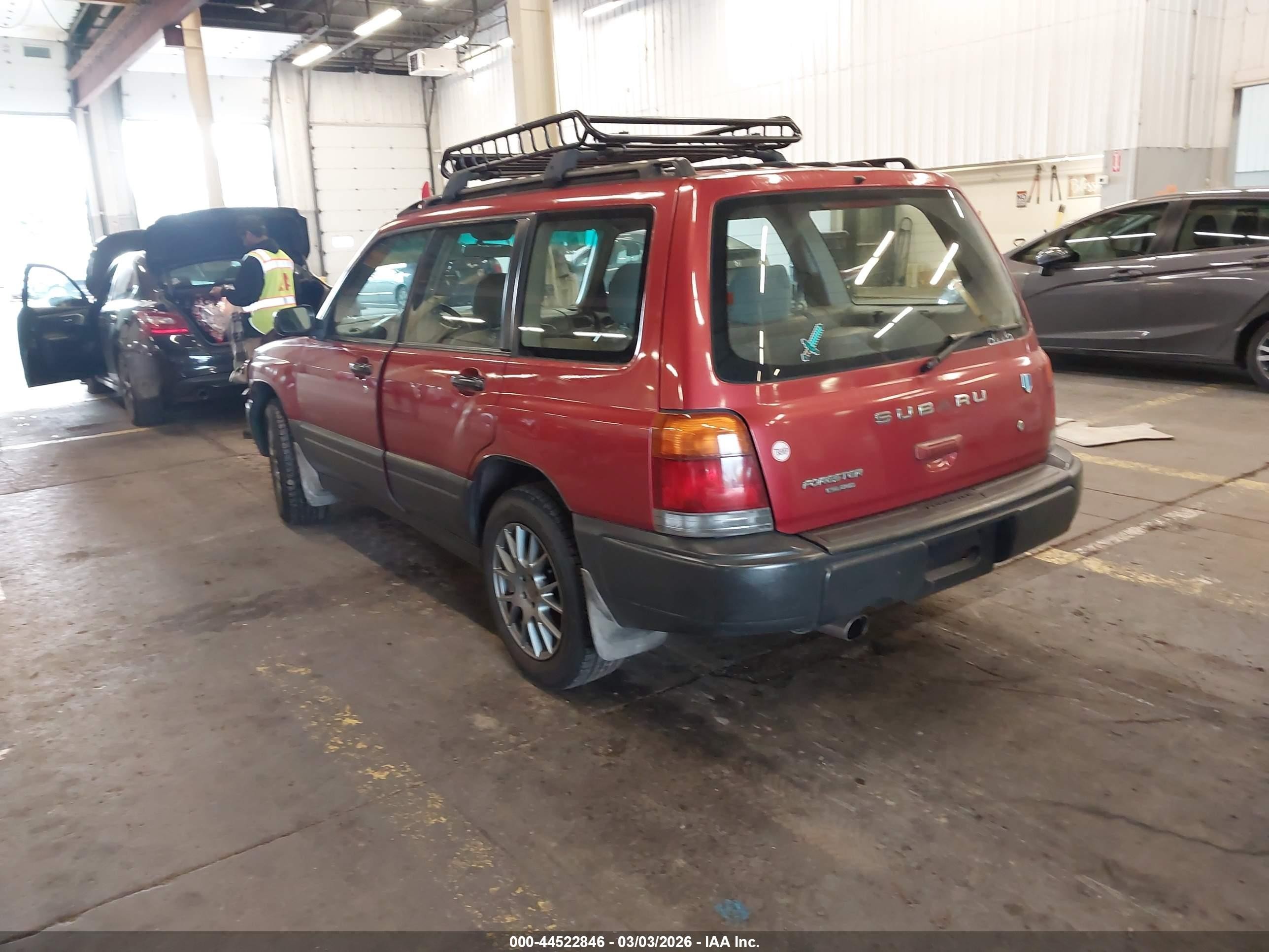 1999 Subaru Forester L Burgundy vin: JF1SF6359XH744585