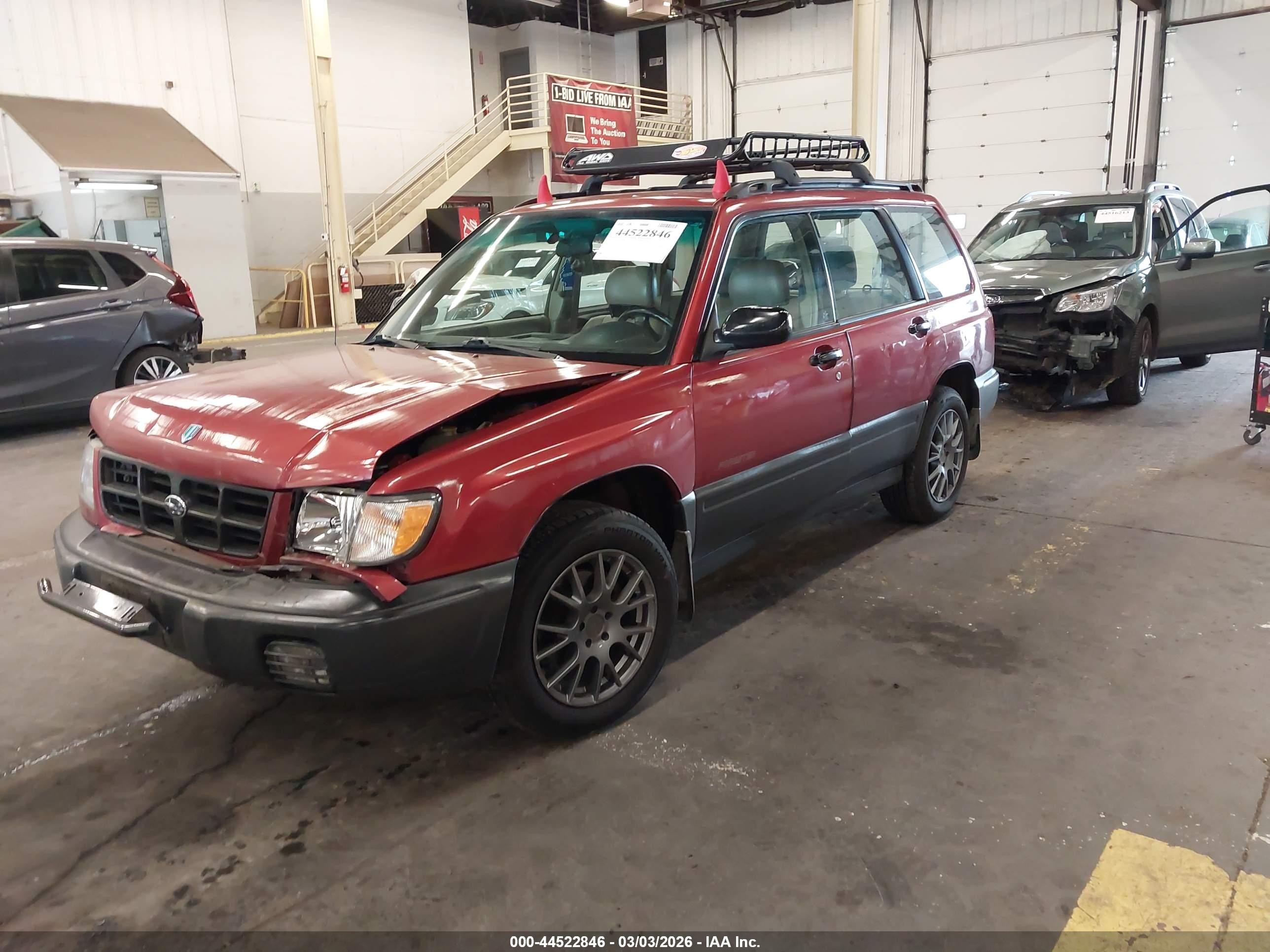 1999 Subaru Forester L Burgundy vin: JF1SF6359XH744585