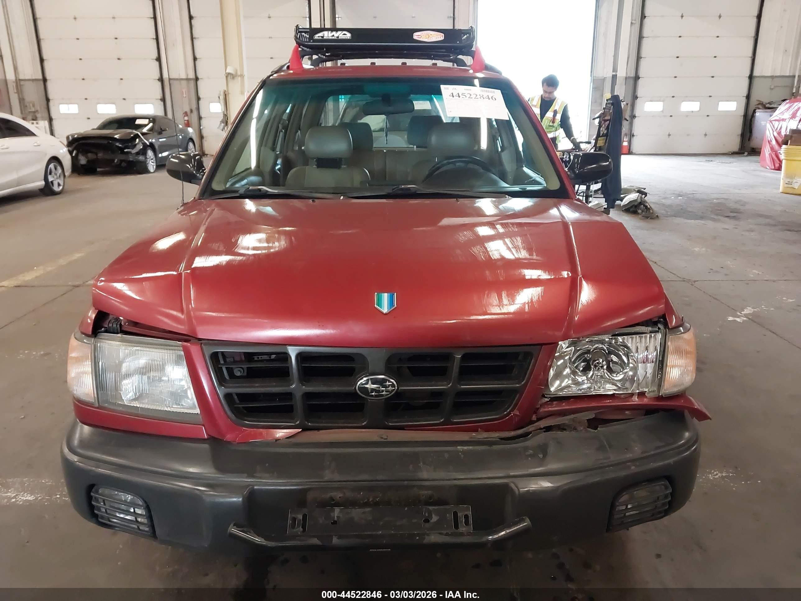 1999 Subaru Forester L Burgundy vin: JF1SF6359XH744585