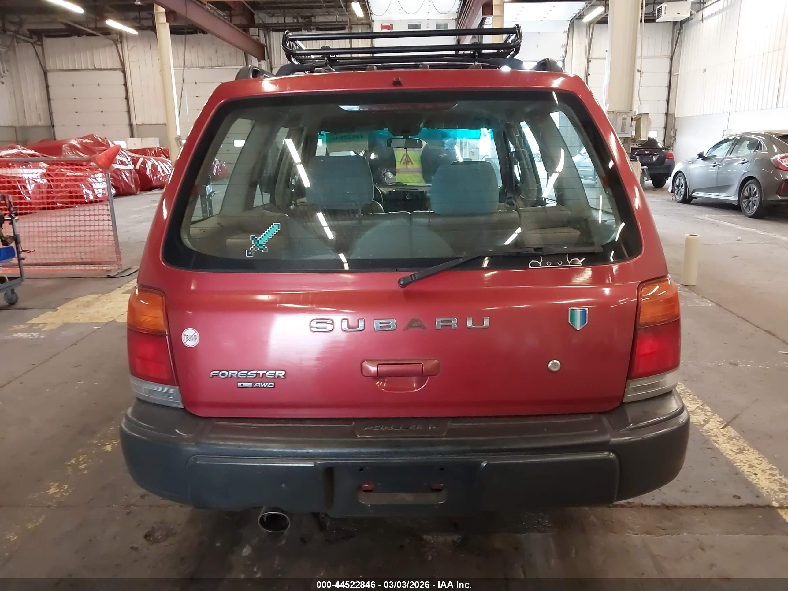 1999 Subaru Forester L Burgundy vin: JF1SF6359XH744585