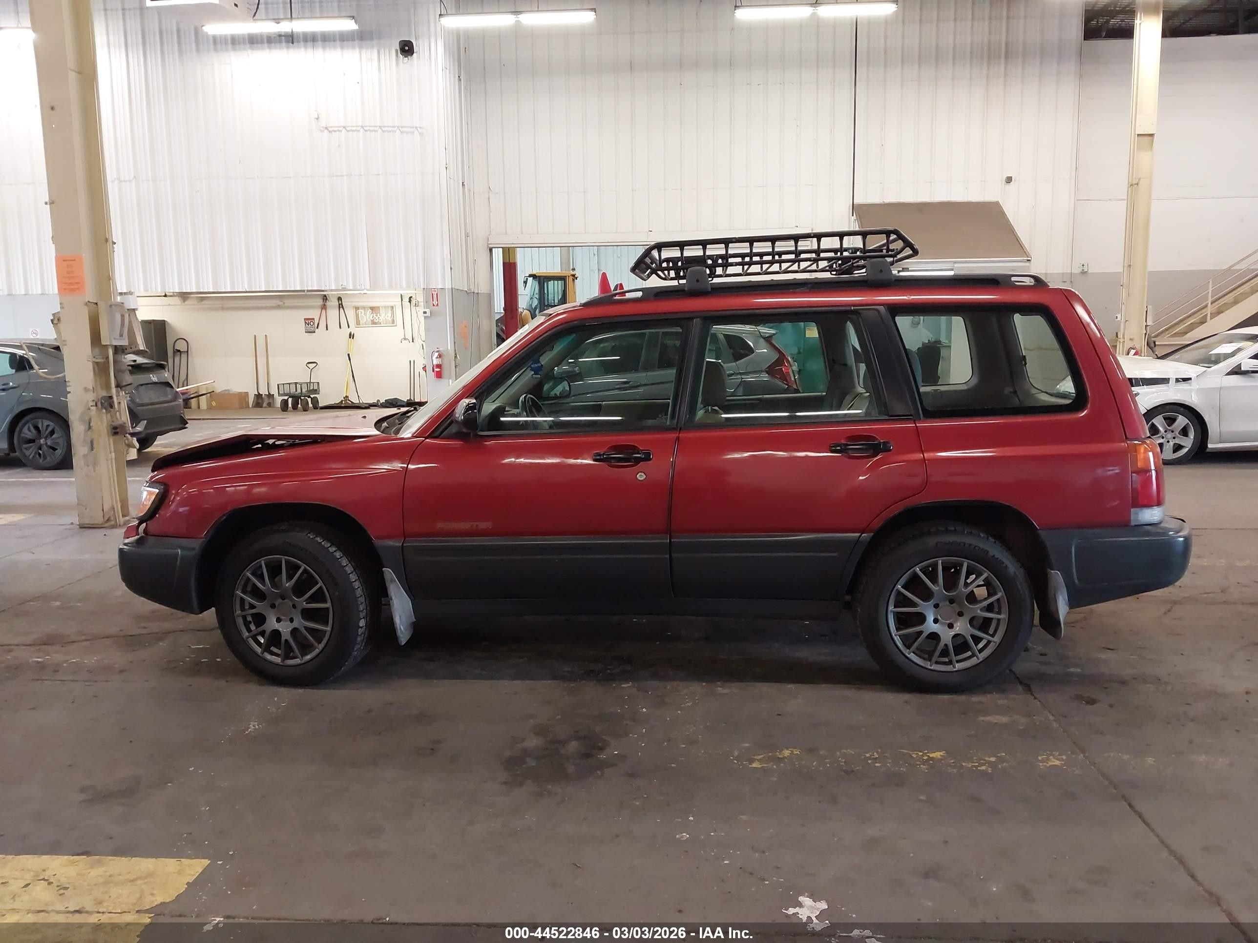 1999 Subaru Forester L Burgundy vin: JF1SF6359XH744585