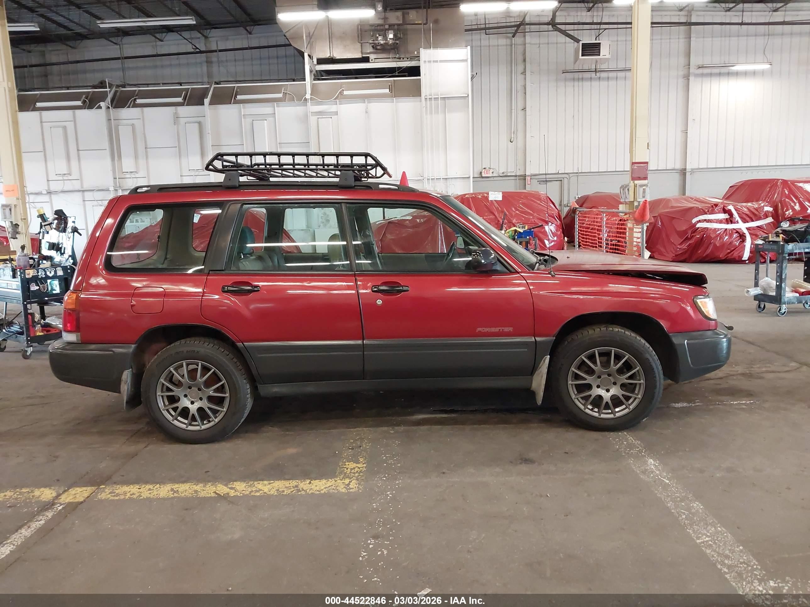 1999 Subaru Forester L Burgundy vin: JF1SF6359XH744585