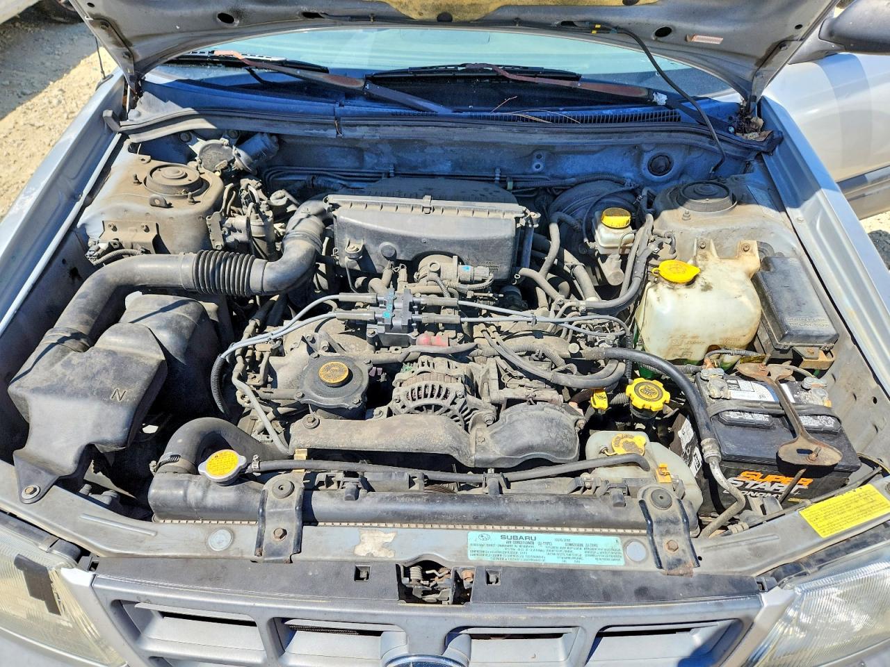 2000 Subaru Forester L Серебряный vin: JF1SF6359YH727514