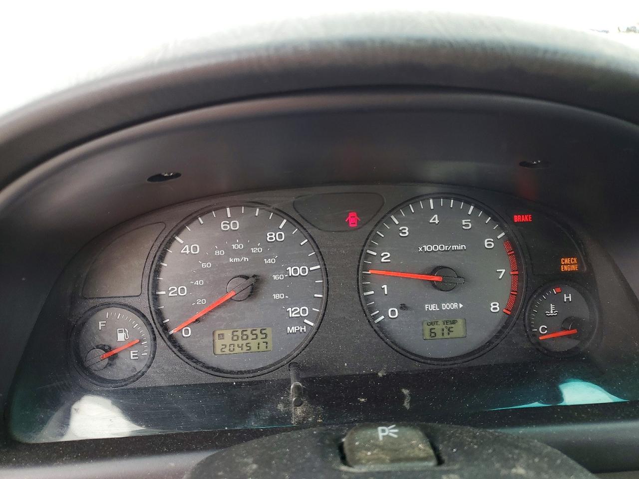 2001 Subaru Forester L White vin: JF1SF635X1H768224