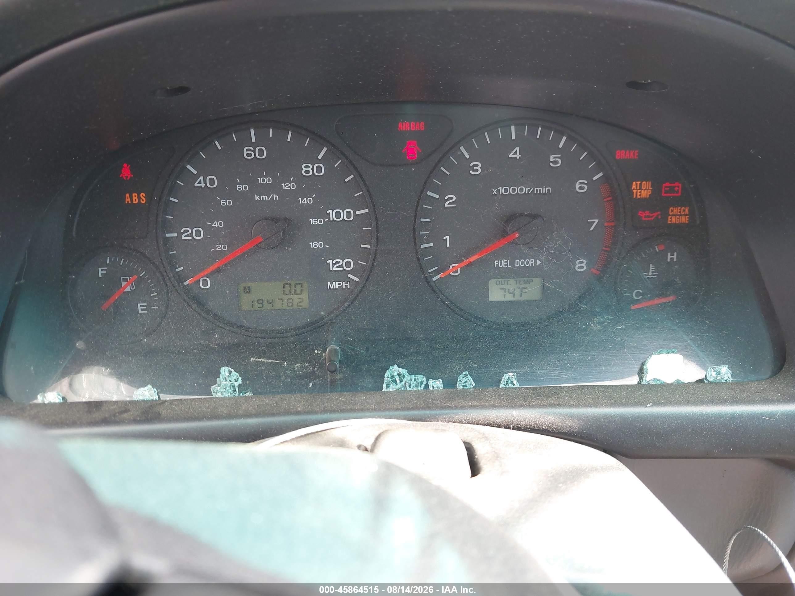 2002 Subaru Forester L Green vin: JF1SF635X2H726217