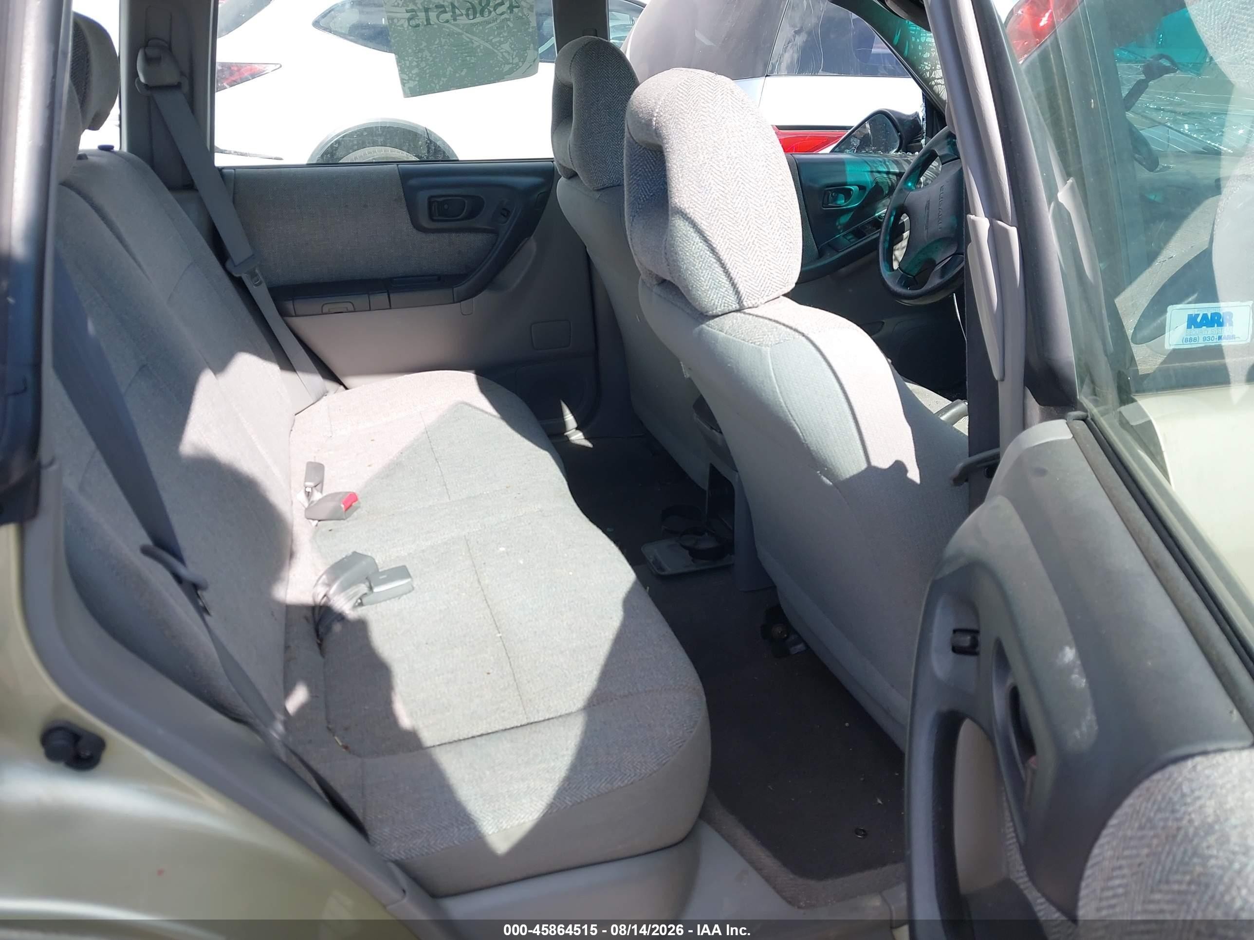 2002 Subaru Forester L Green vin: JF1SF635X2H726217