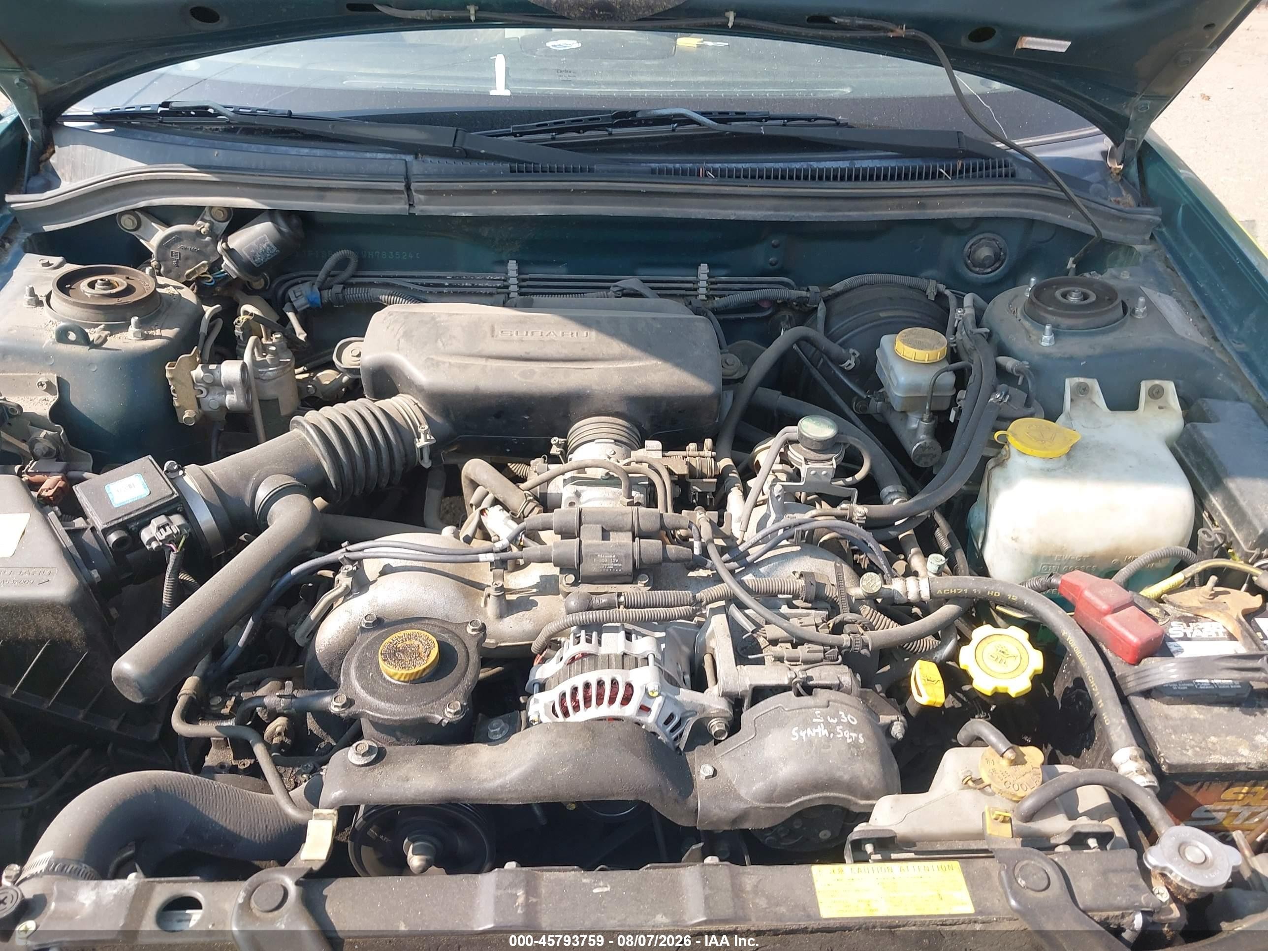 1998 Subaru Forester L Green vin: JF1SF635XWH783524