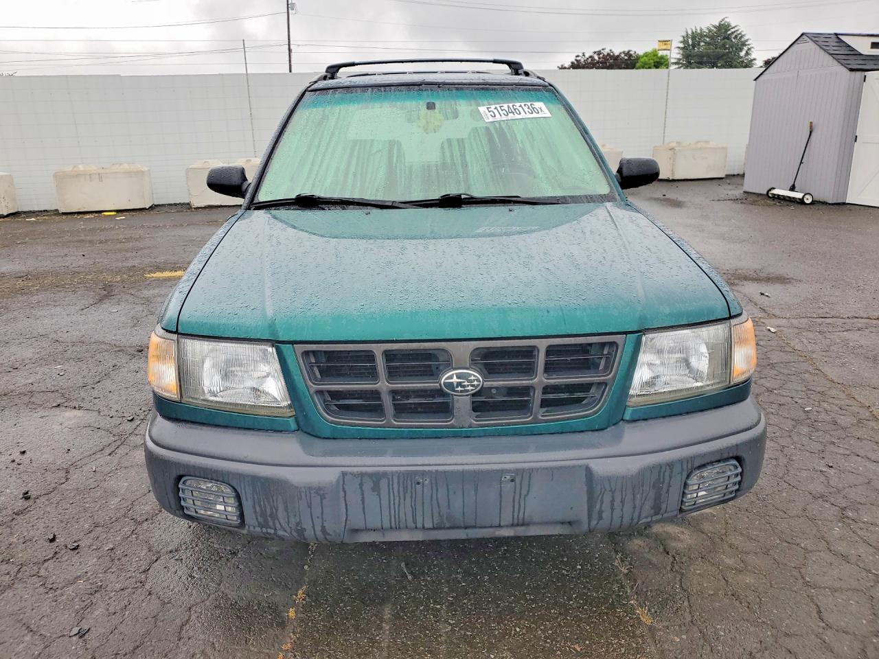 1999 Subaru Forester L Green vin: JF1SF635XXH746149