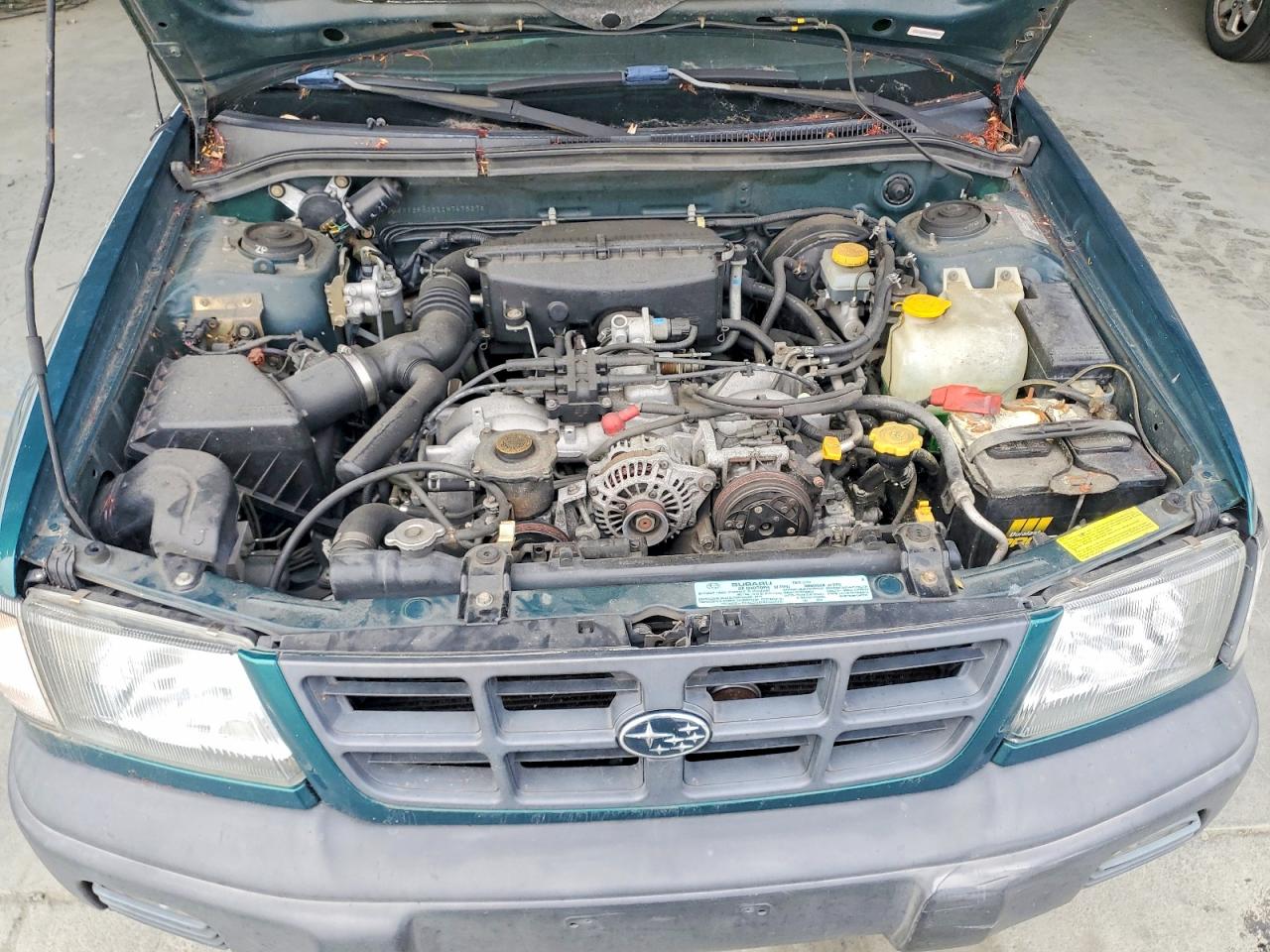 1999 Subaru Forester L Green vin: JF1SF635XXH747527