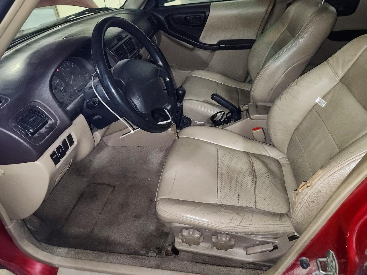 1998 Subaru Forester S Red vin: JF1SF6550WG706521