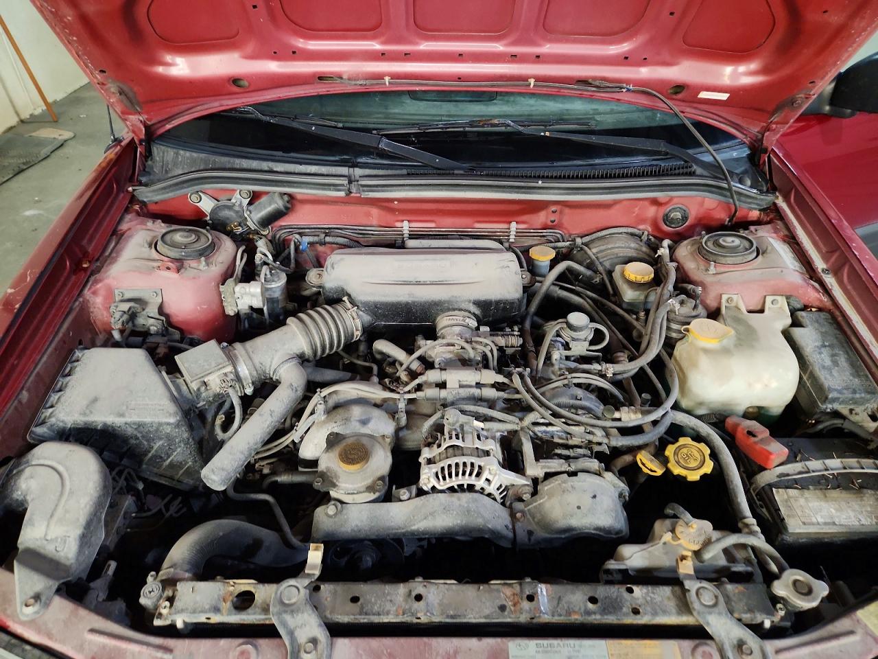 1998 Subaru Forester S Red vin: JF1SF6550WG706521