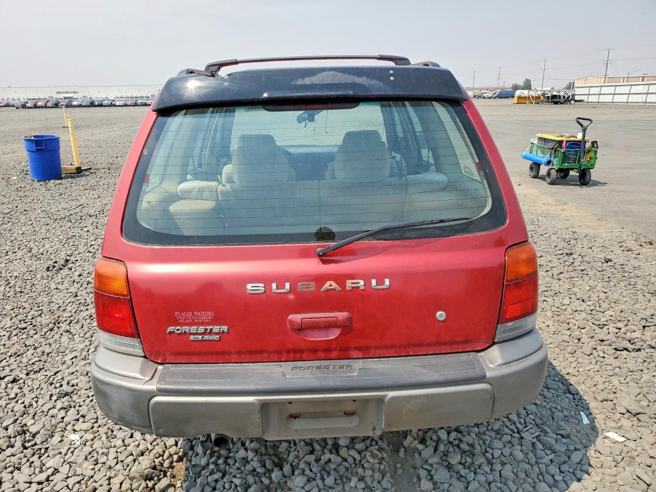 1999 Subaru Forester S Red vin: JF1SF6551XH722965
