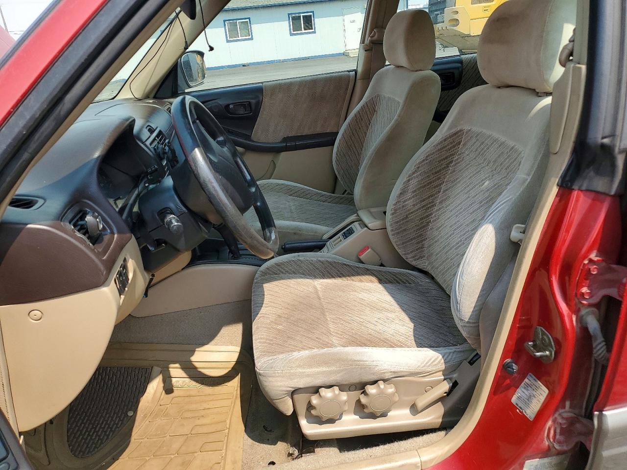 1999 Subaru Forester S Red vin: JF1SF6551XH722965