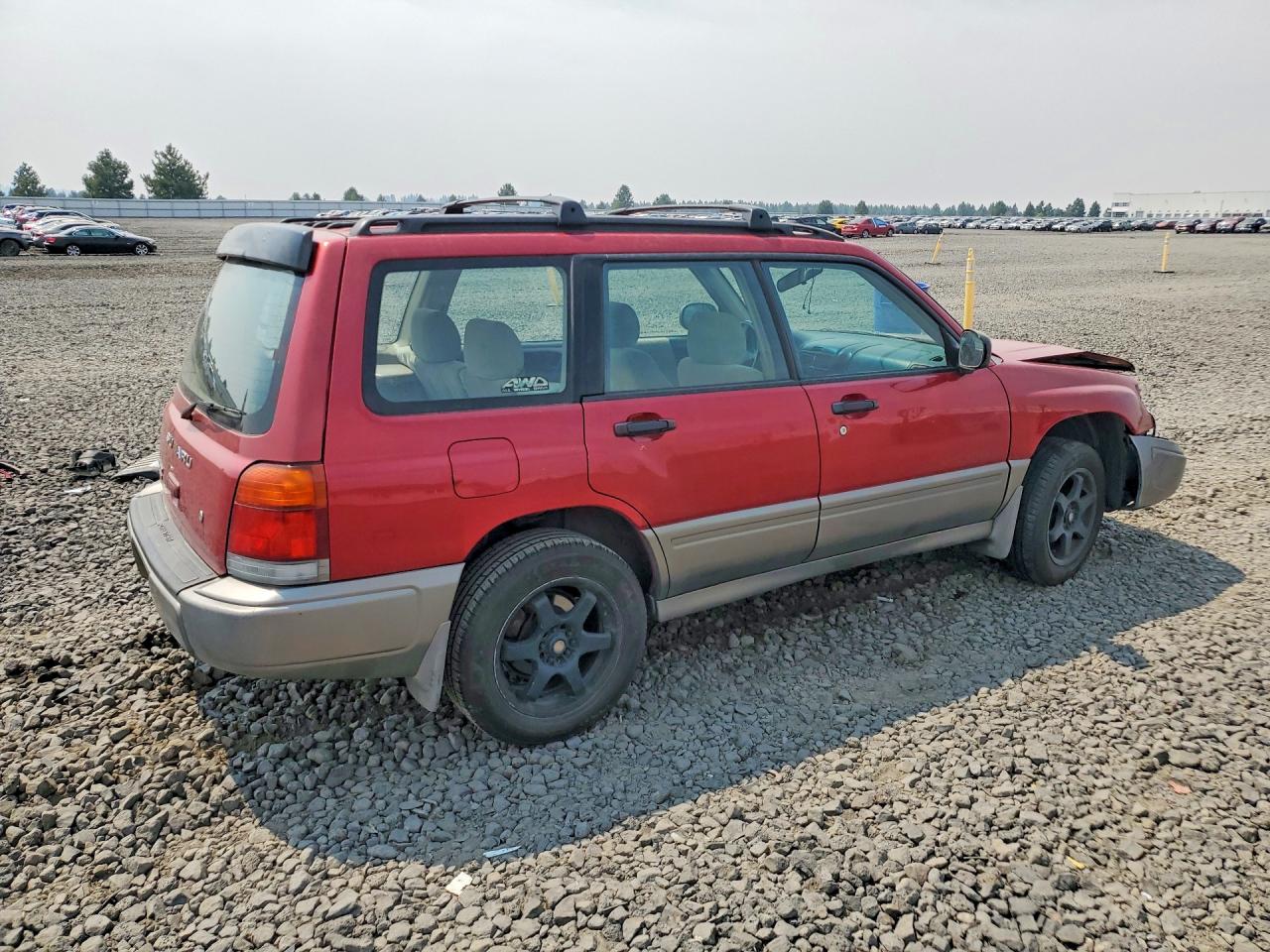 1999 Subaru Forester S Red vin: JF1SF6551XH722965