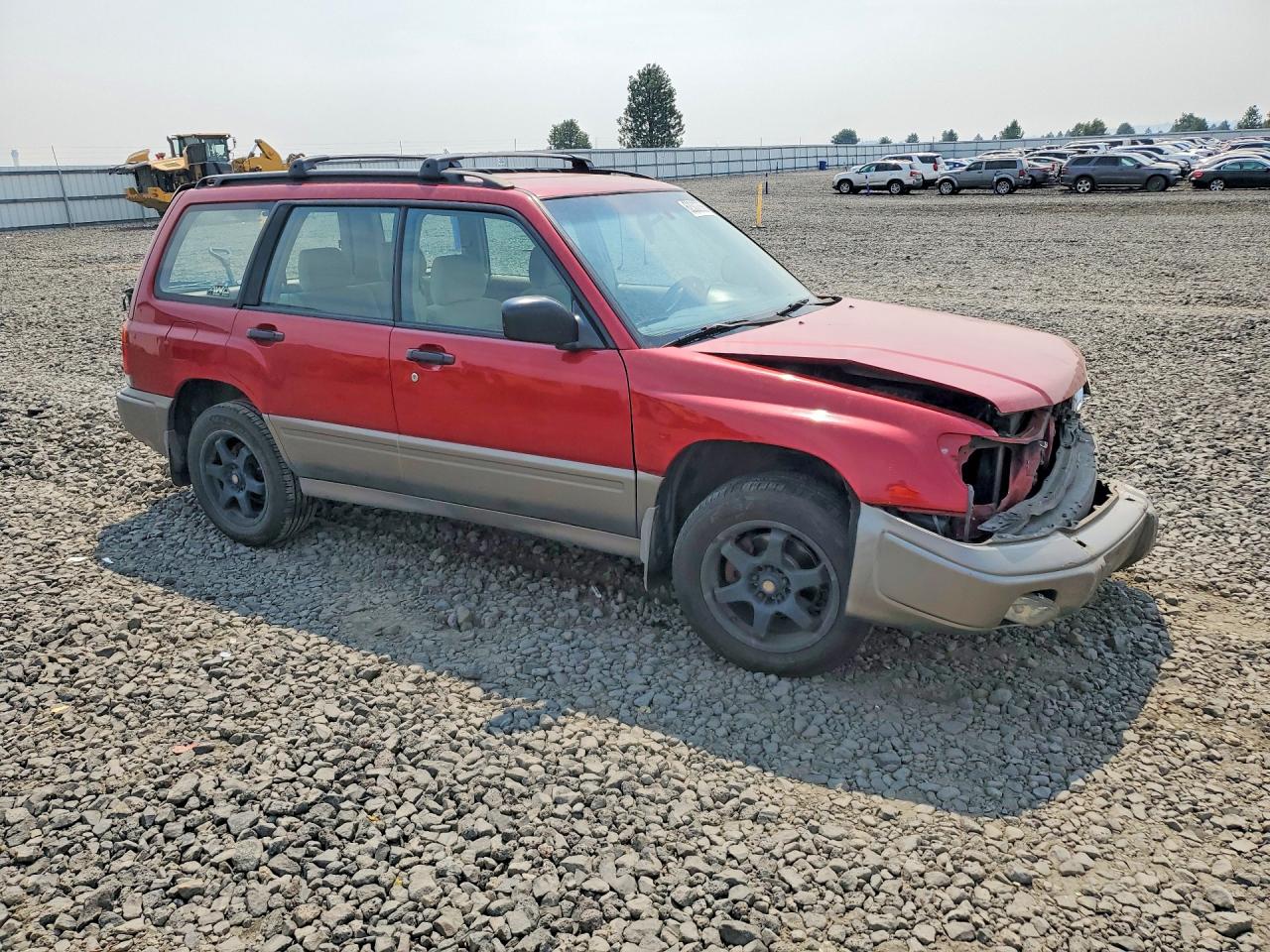 1999 Subaru Forester S Red vin: JF1SF6551XH722965