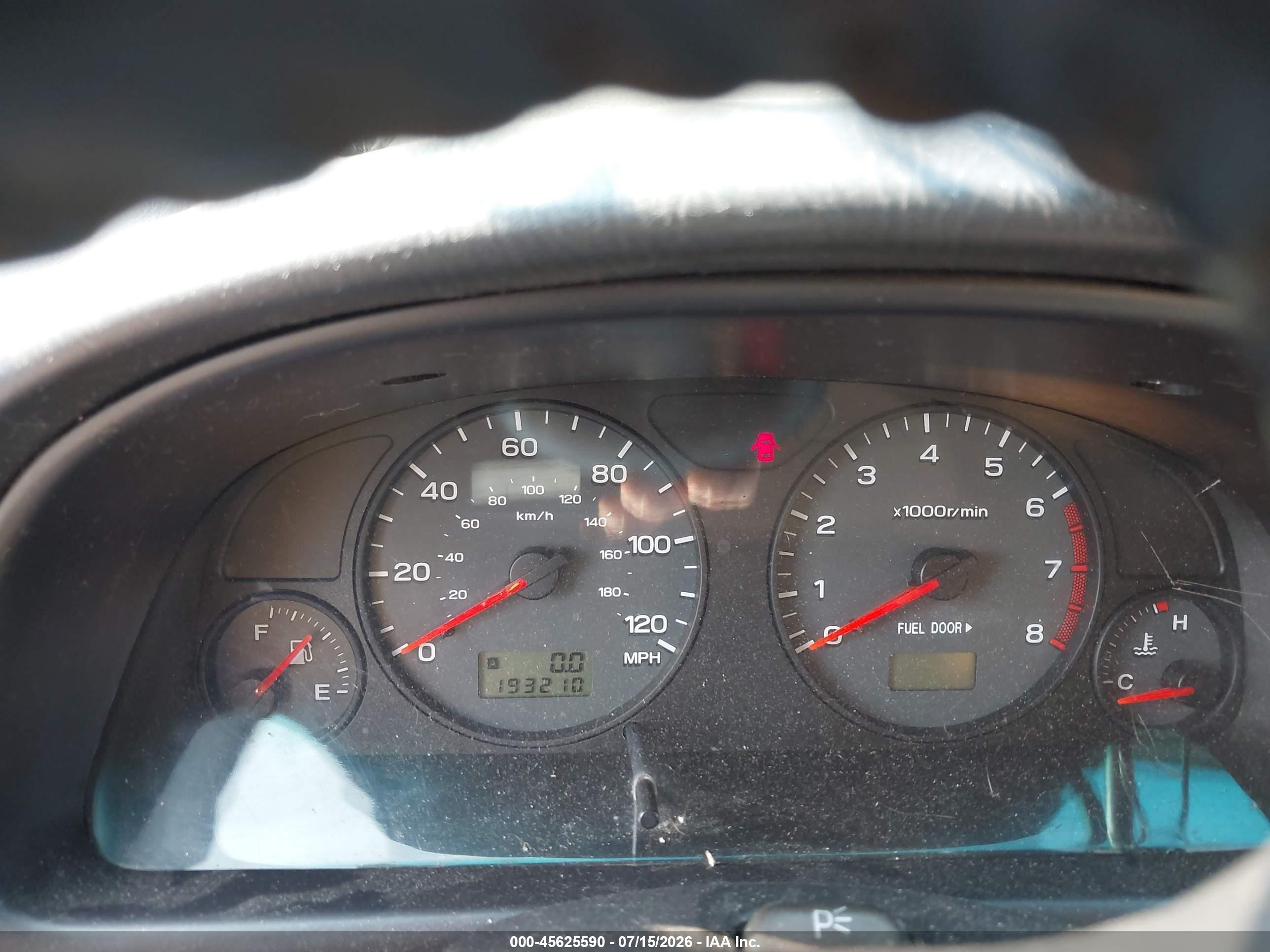 2001 Subaru Forester S Gold vin: JF1SF65521H758249