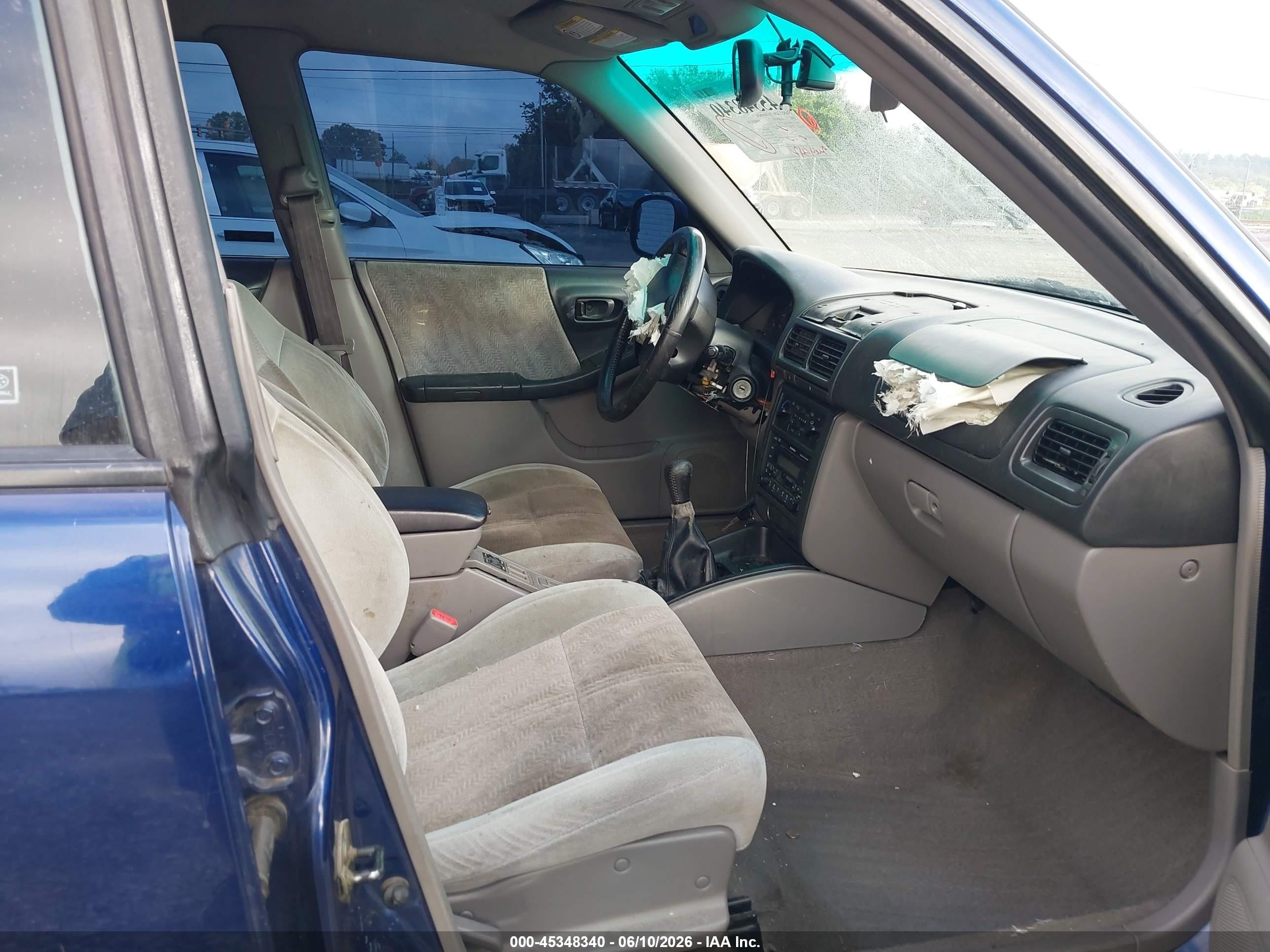 2002 Subaru Forester S Blue vin: JF1SF65522G711892