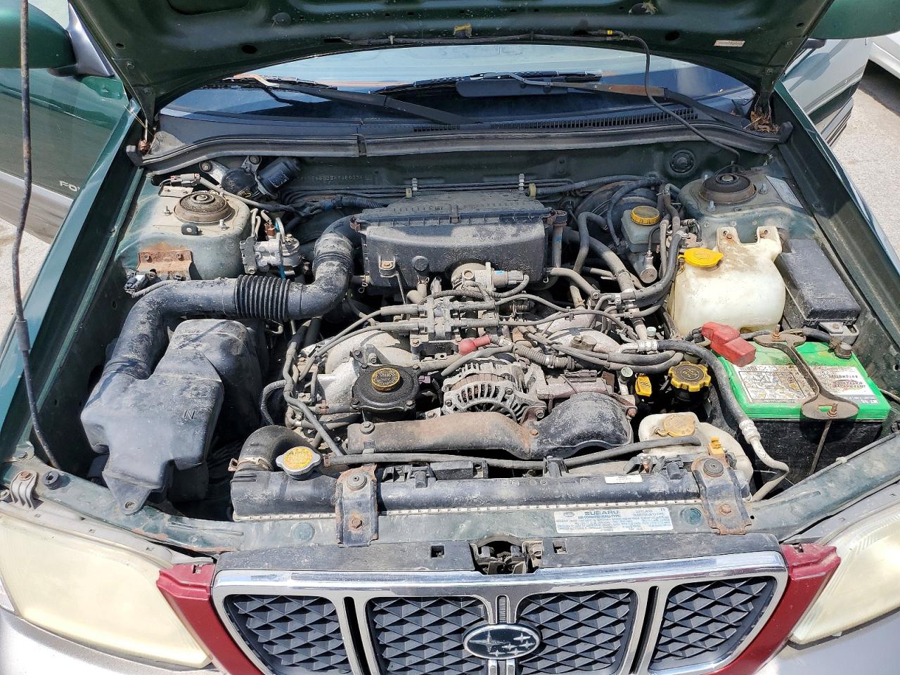 2002 Subaru Forester S Green vin: JF1SF65522H738035