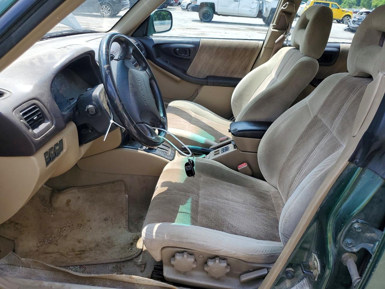 2002 Subaru Forester S Green vin: JF1SF65522H738035