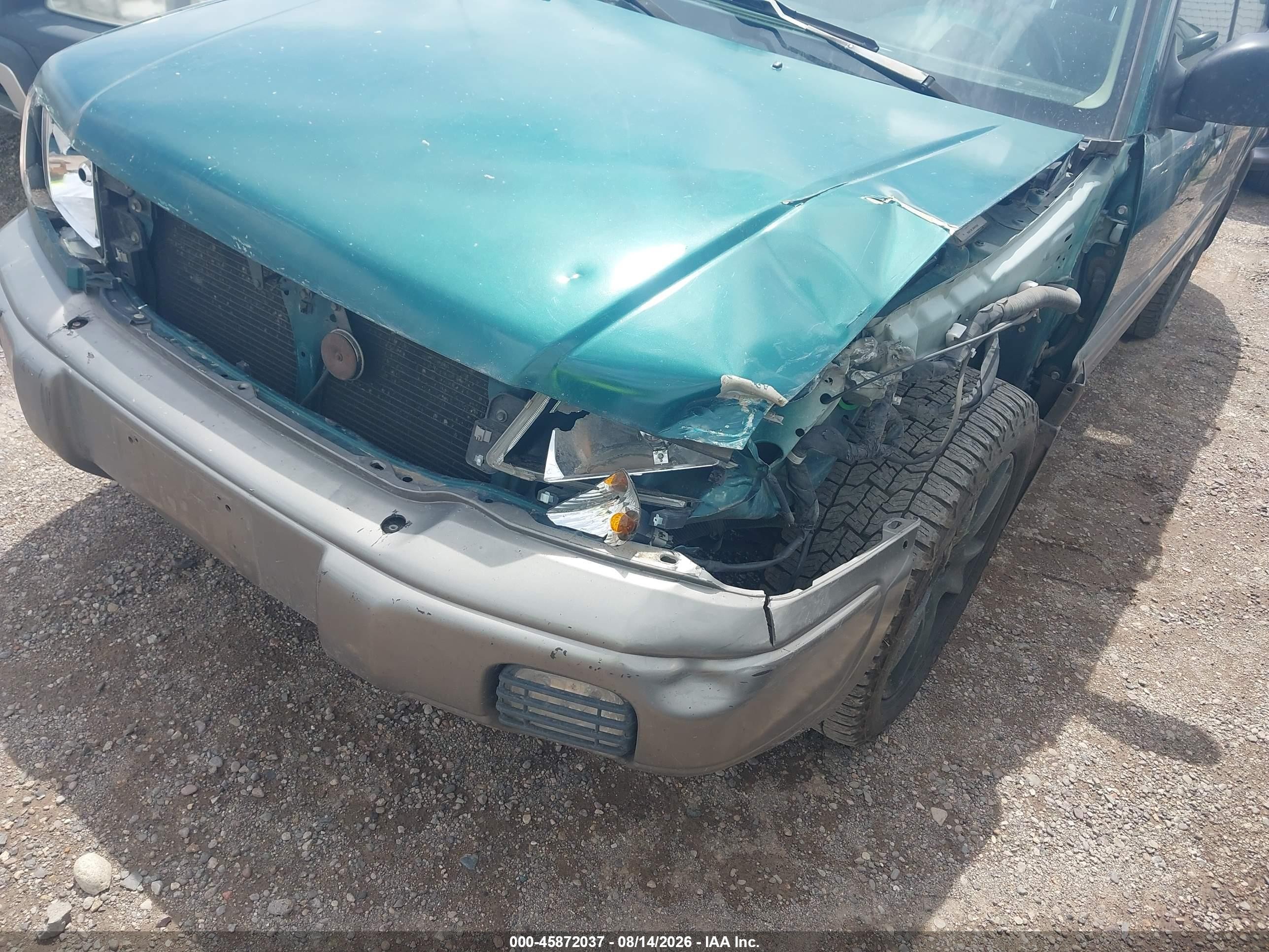 1998 Subaru Forester S Green vin: JF1SF6552WG783407