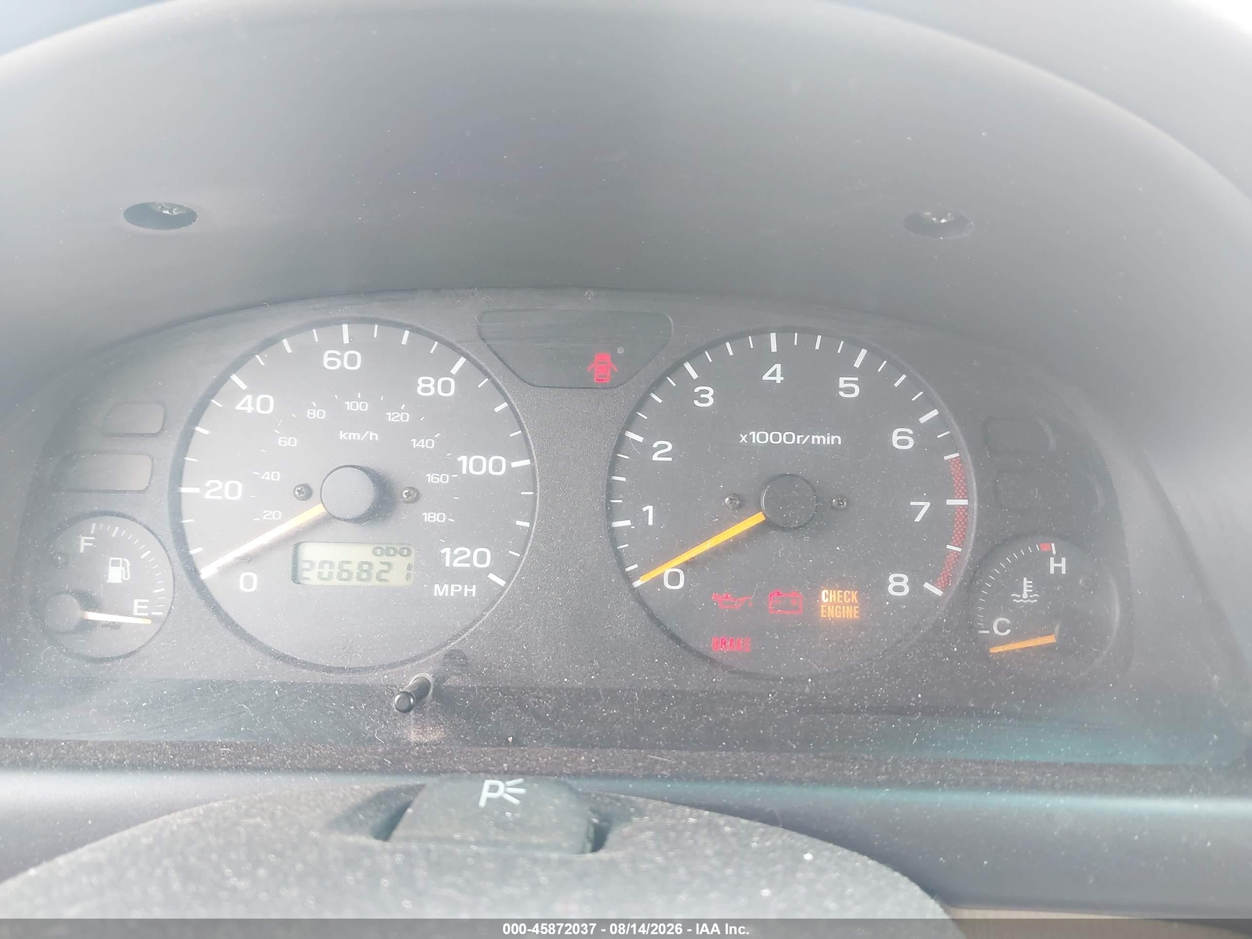 1998 Subaru Forester S Green vin: JF1SF6552WG783407