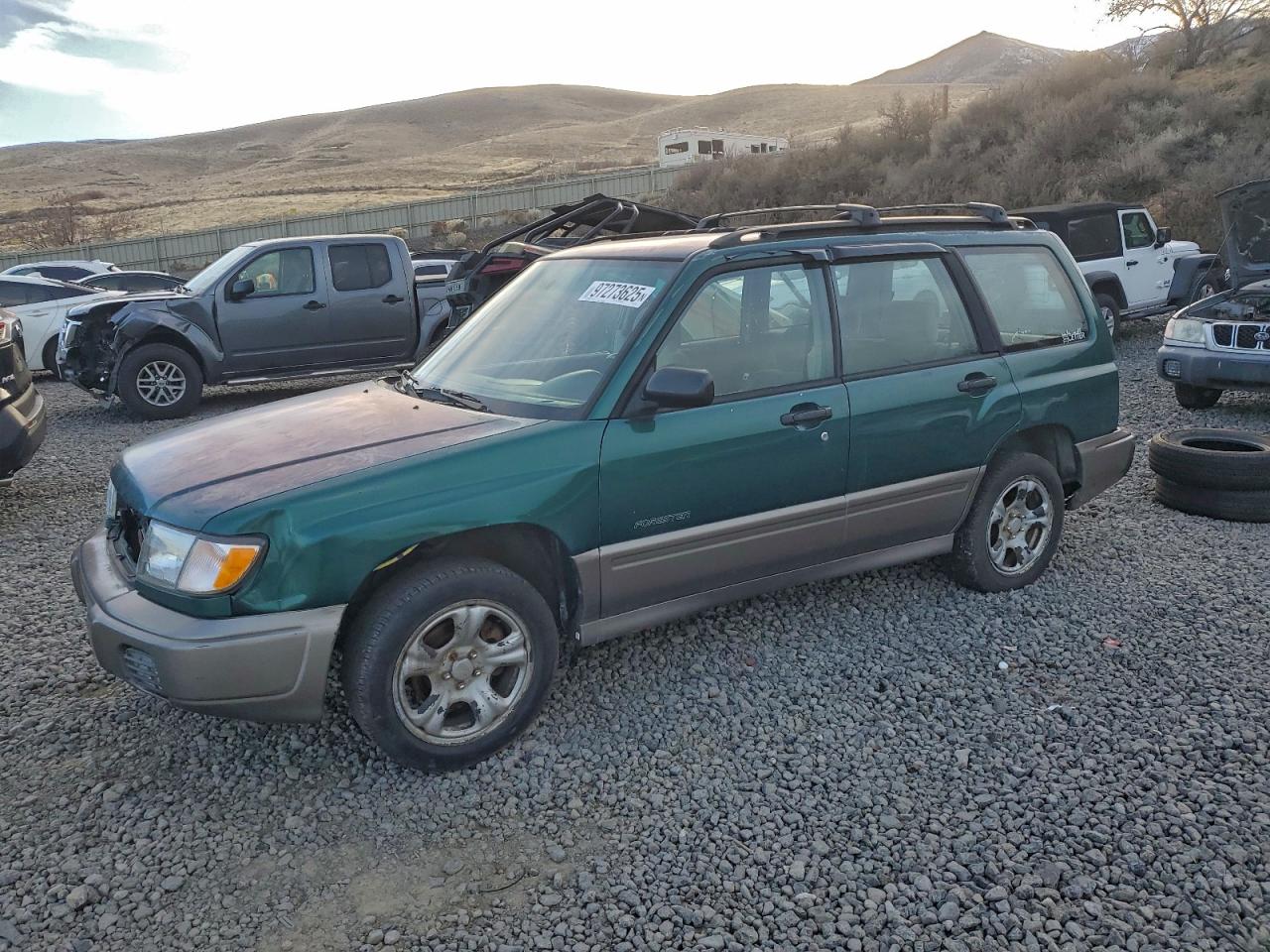 1999 Subaru Forester S Зеленый vin: JF1SF6552XH715880