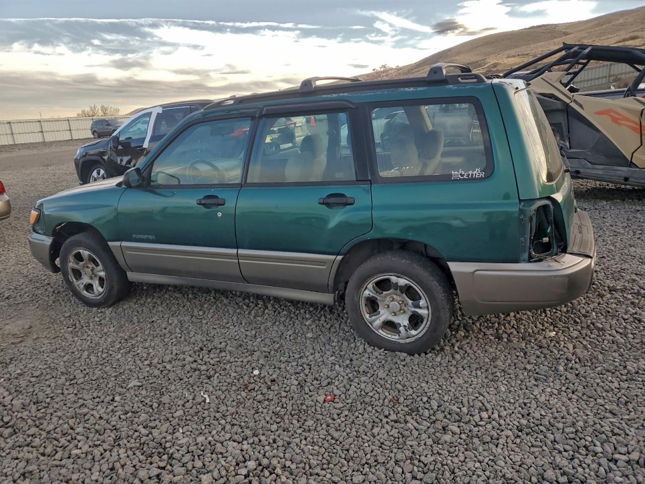 1999 Subaru Forester S Green vin: JF1SF6552XH715880