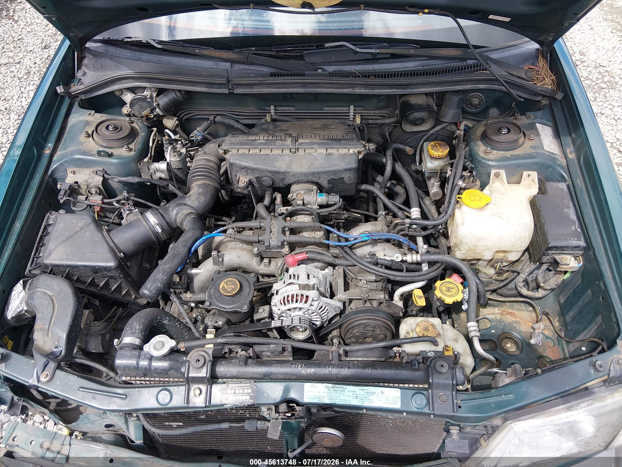 1999 Subaru Forester S Green vin: JF1SF6553XH711806