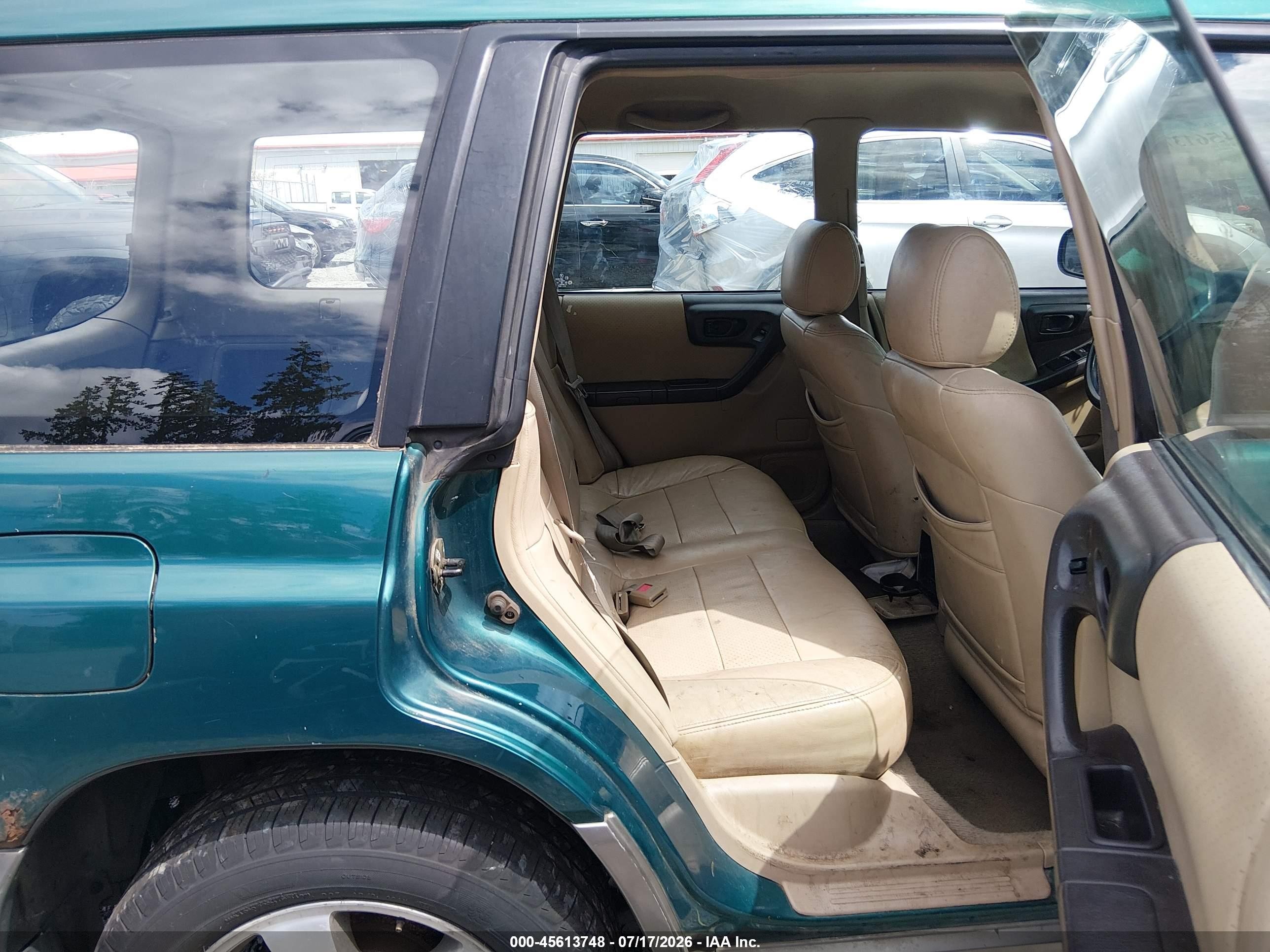 1999 Subaru Forester S Green vin: JF1SF6553XH711806