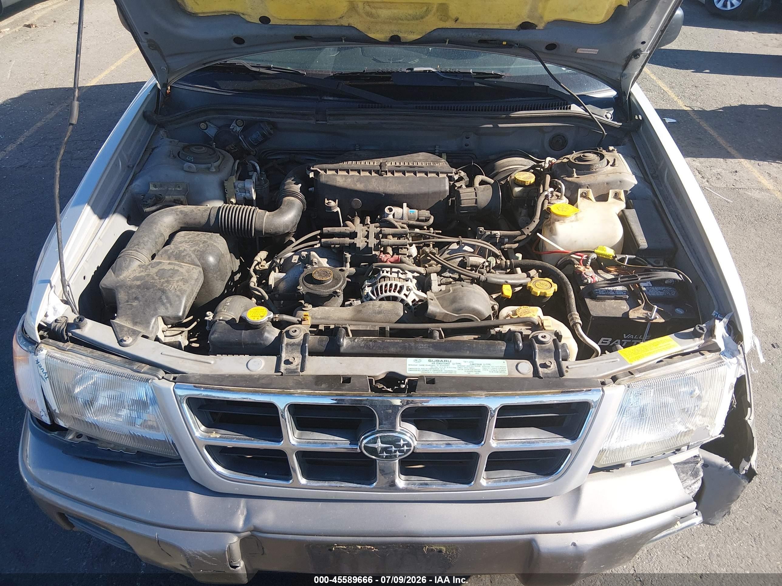2000 Subaru Forester S Silver vin: JF1SF6553YH716263