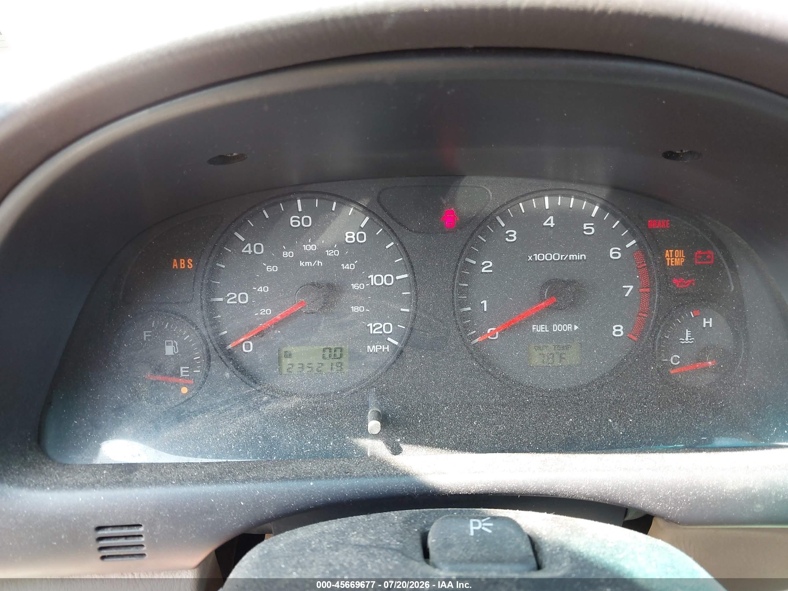 2001 Subaru Forester S Красный vin: JF1SF65551H742921