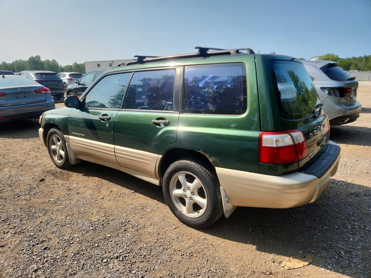 2002 Subaru Forester S Green vin: JF1SF65552H709712