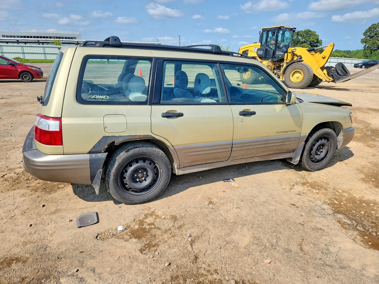 2002 Subaru Forester S Green vin: JF1SF65552H738062