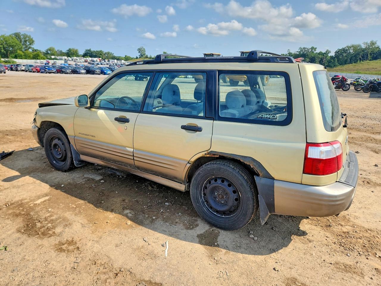 2002 Subaru Forester S Green vin: JF1SF65552H738062