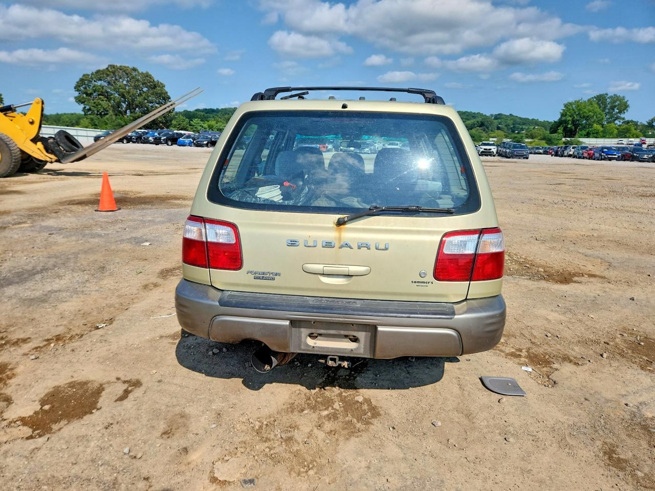2002 Subaru Forester S Green vin: JF1SF65552H738062
