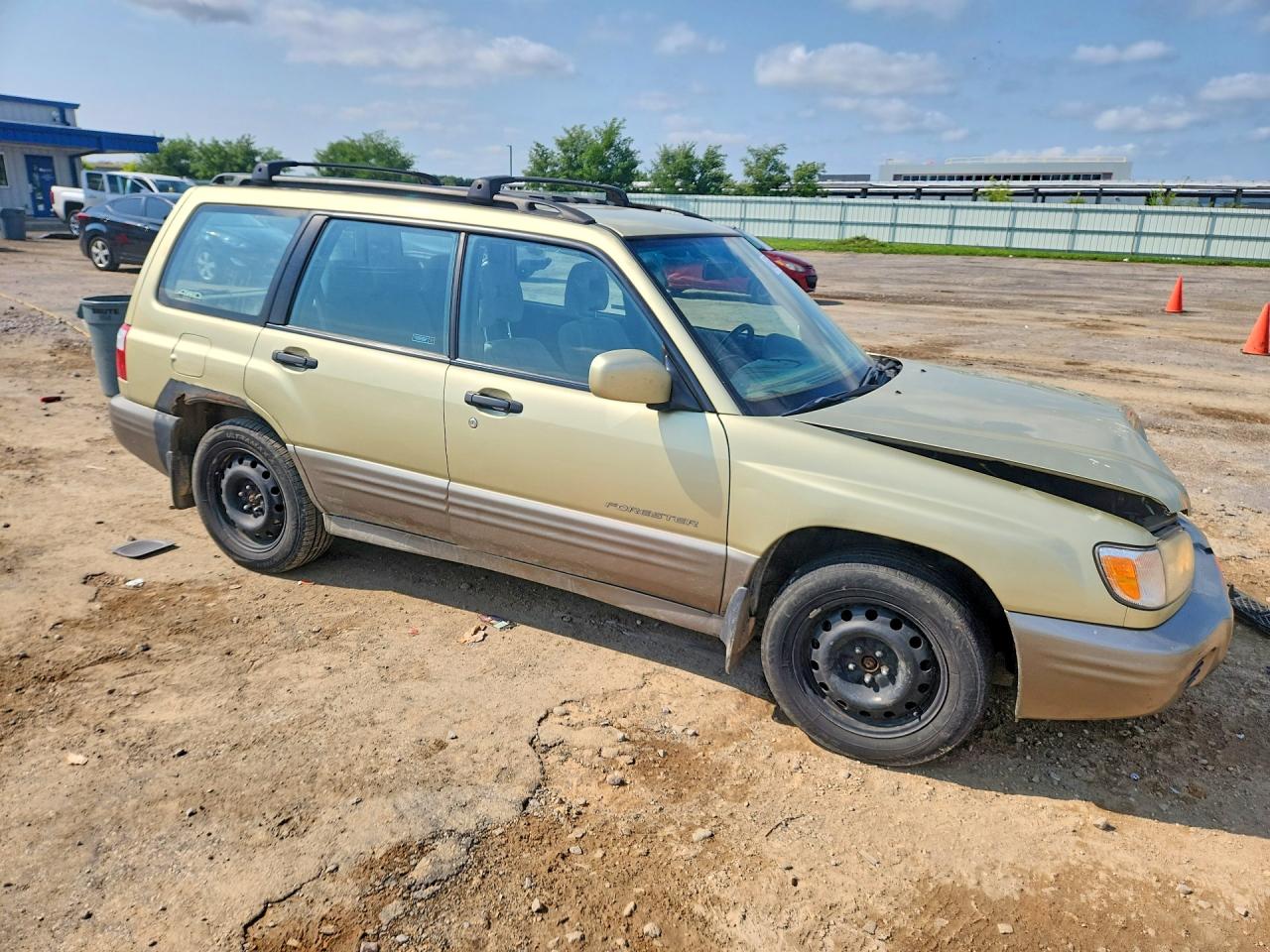 2002 Subaru Forester S Green vin: JF1SF65552H738062