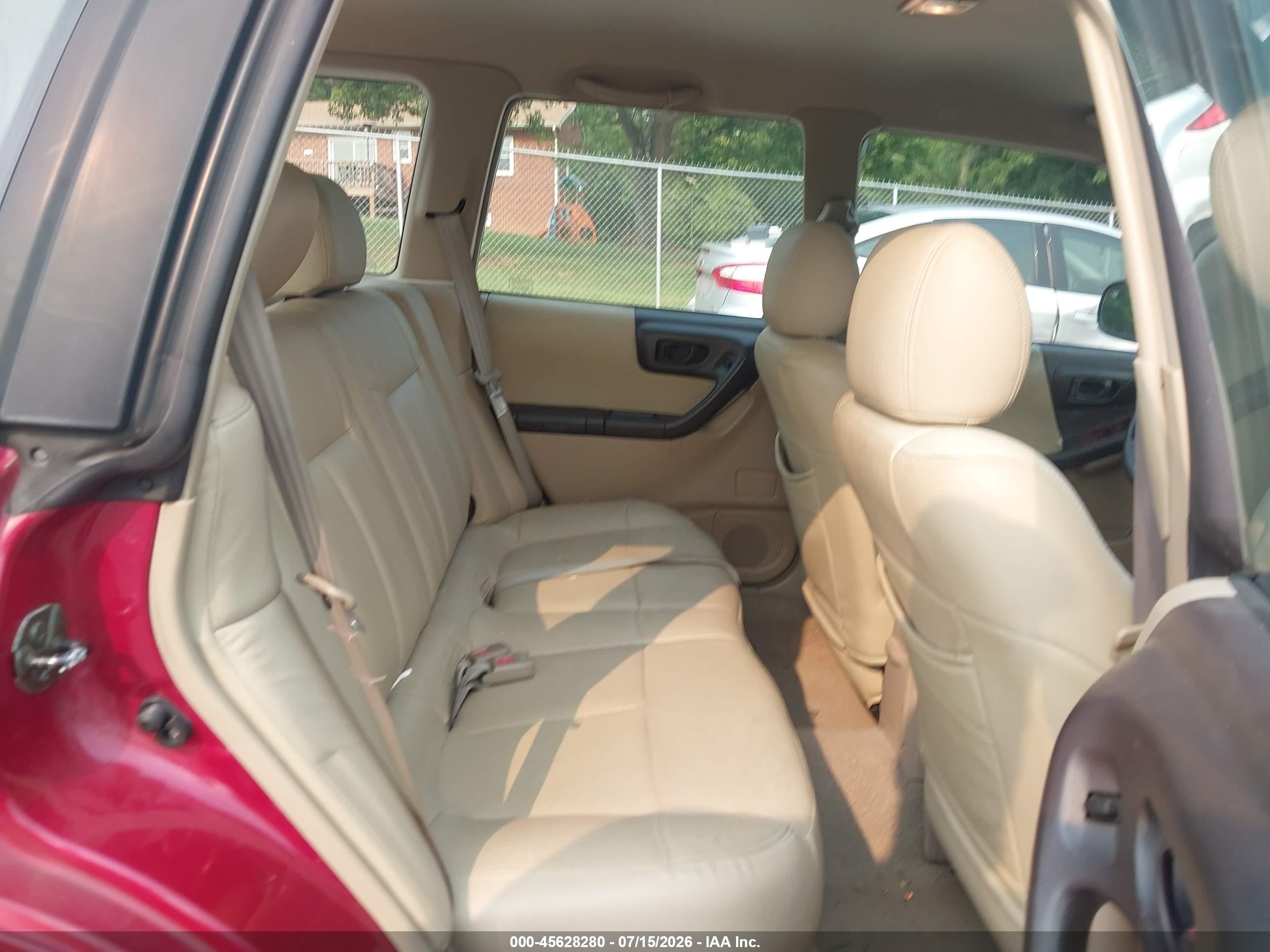 1998 Subaru Forester S Red vin: JF1SF6555WH763565