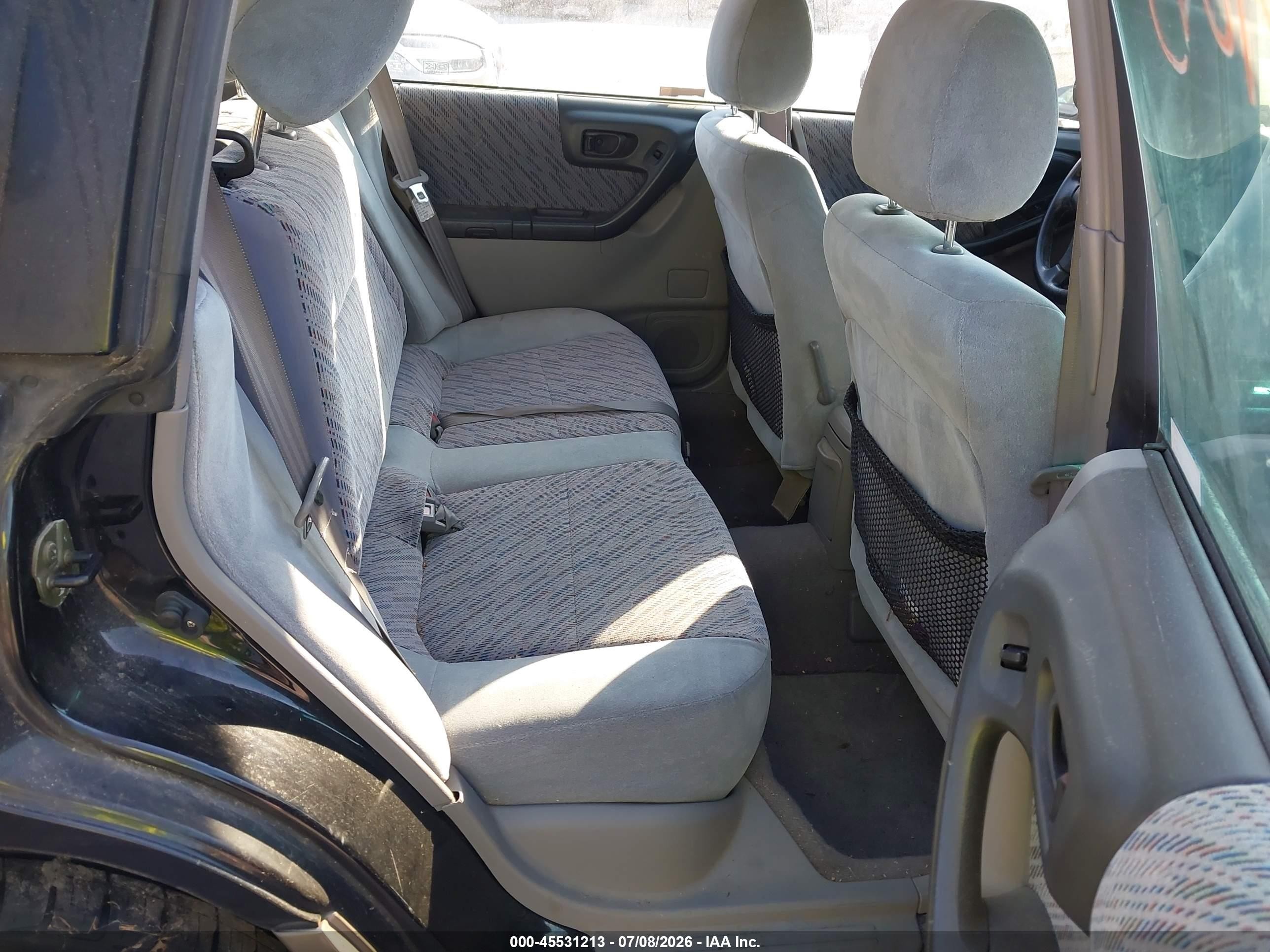 2000 Subaru Forester S Black vin: JF1SF6555YG723897