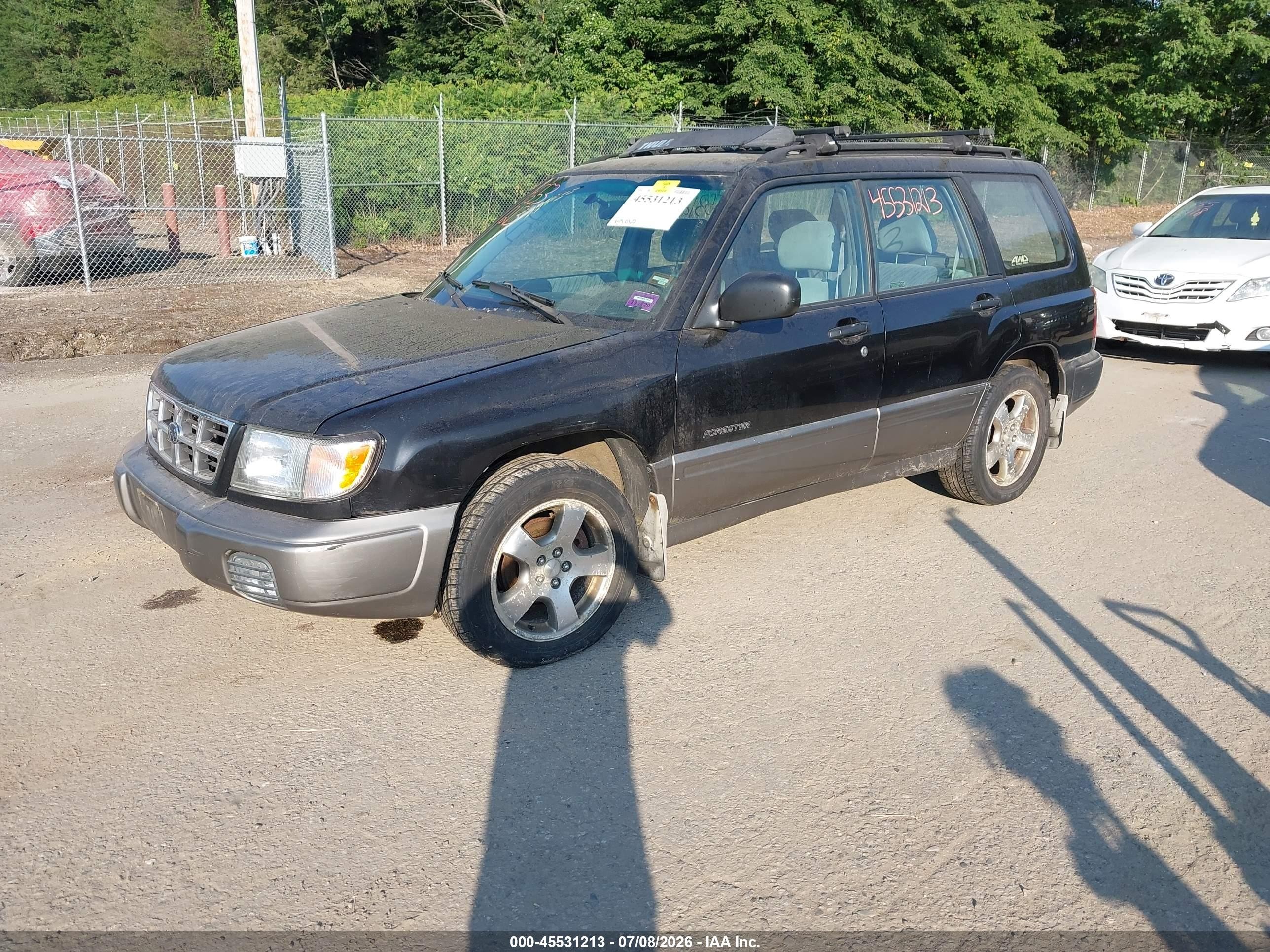2000 Subaru Forester S Black vin: JF1SF6555YG723897