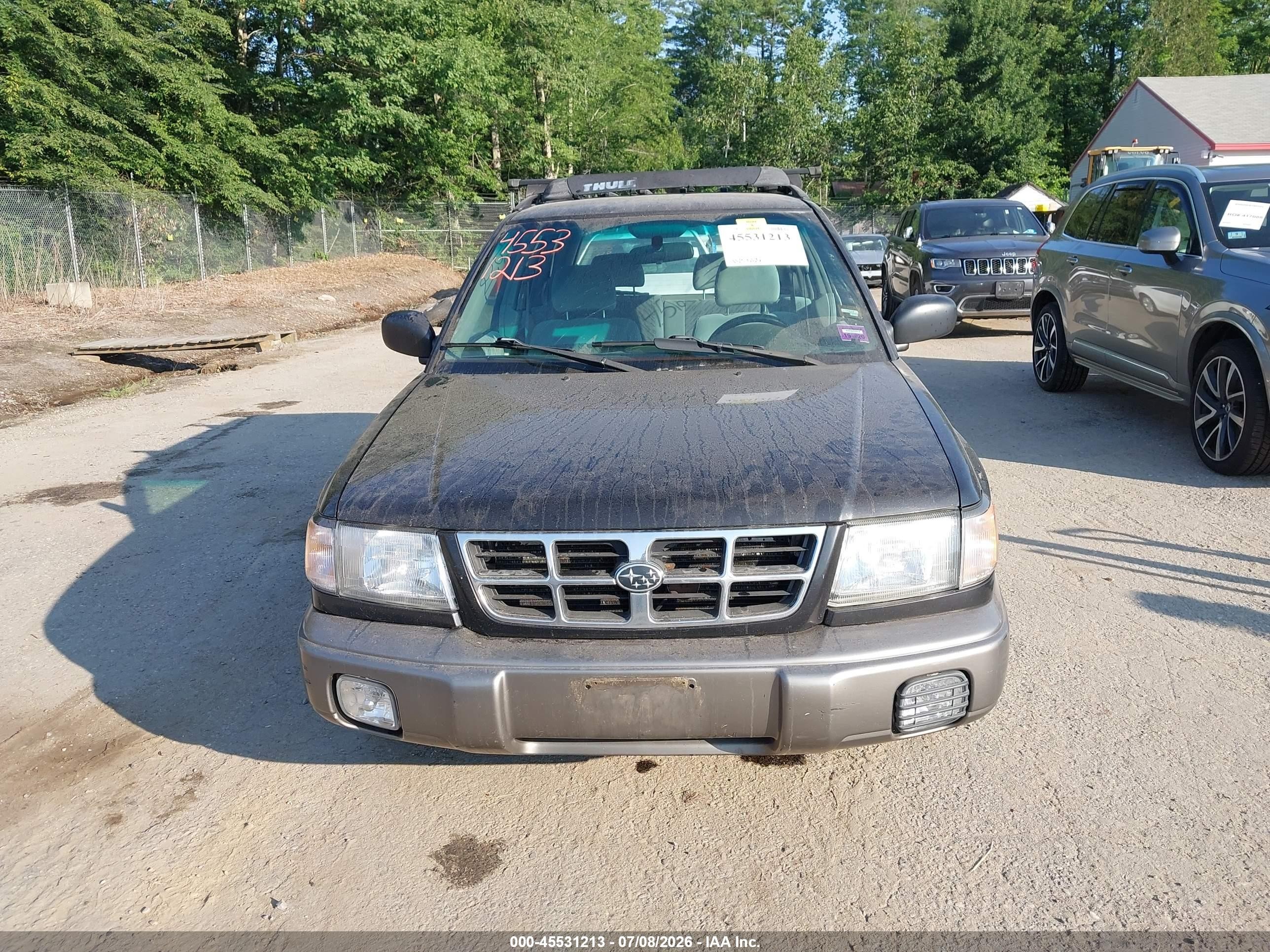 2000 Subaru Forester S Black vin: JF1SF6555YG723897