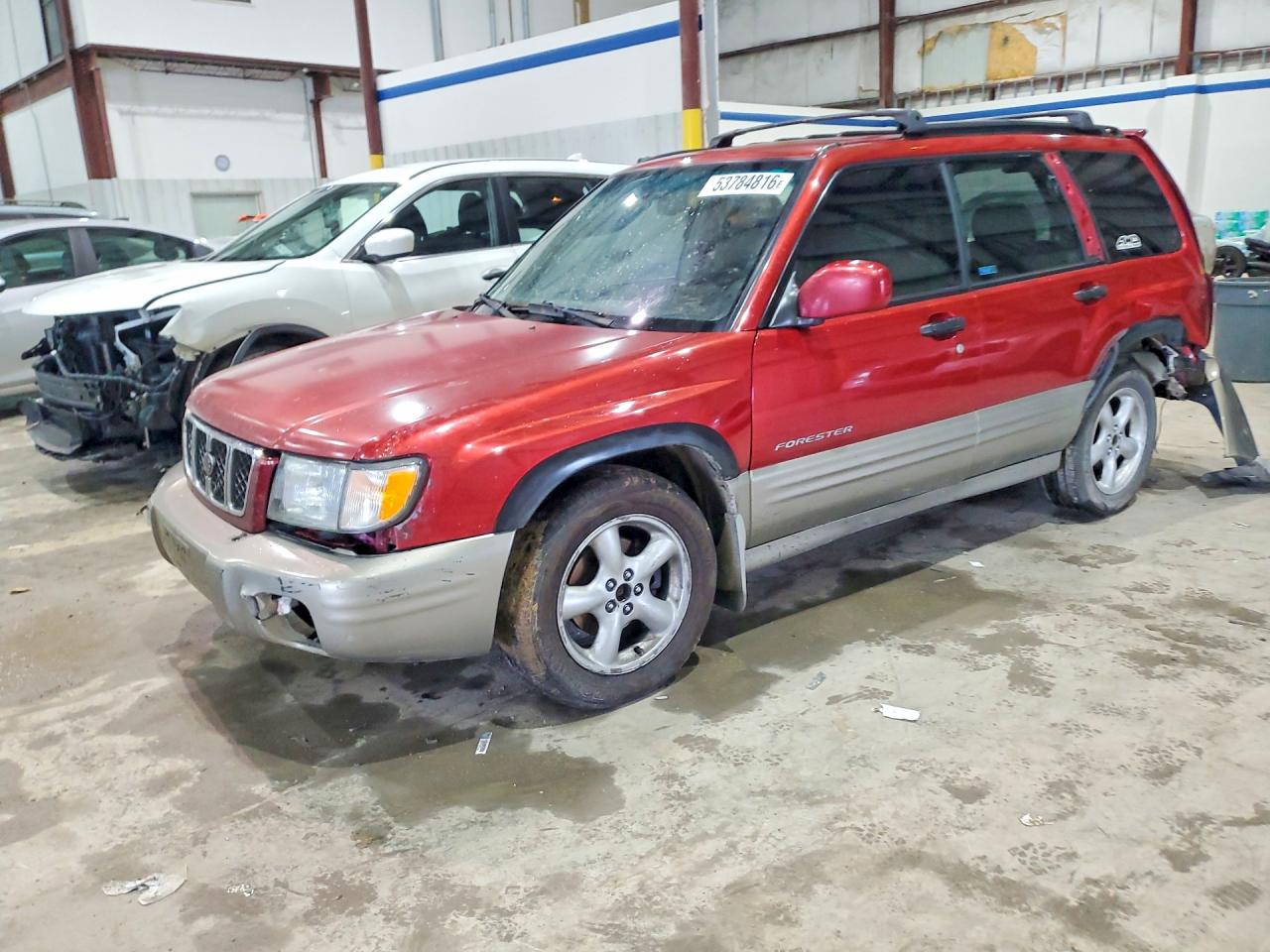 2001 Subaru Forester S Burgundy vin: JF1SF65581H745912